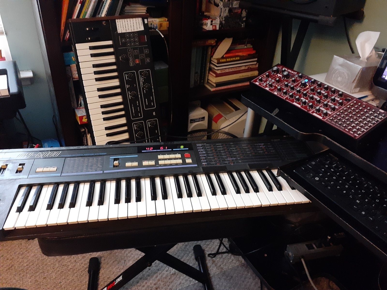 Music Gear Setup by jimmarchi1 featuring Sequential Circuits Prophet 600 Synthesizer, korg DW-6000, and Behringer Neutron