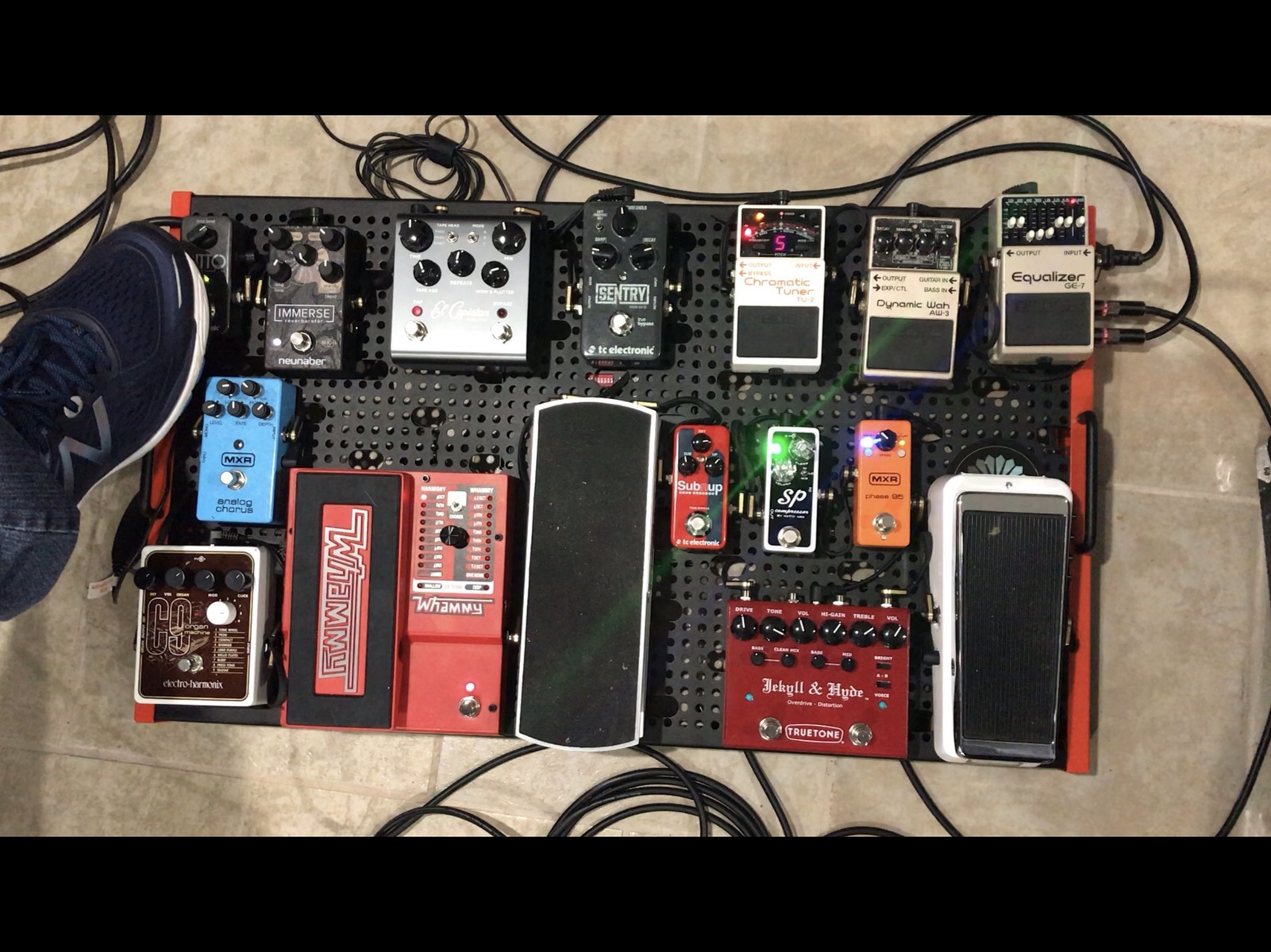 Music Gear Setup by william_manser featuring DigiTech Whammy Pitch-Shifting Pedal, Boss GE-7 Graphic Equalizer, and Boss TU-2 Chromatic Tuner and 10 more pieces of gear