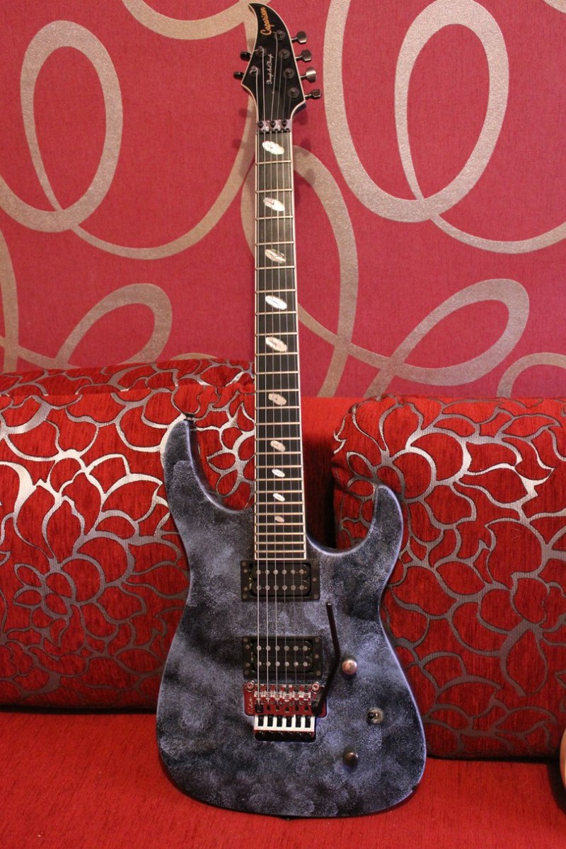 Music Gear Setup by yuriy_maslyaninov featuring Caparison TAT II