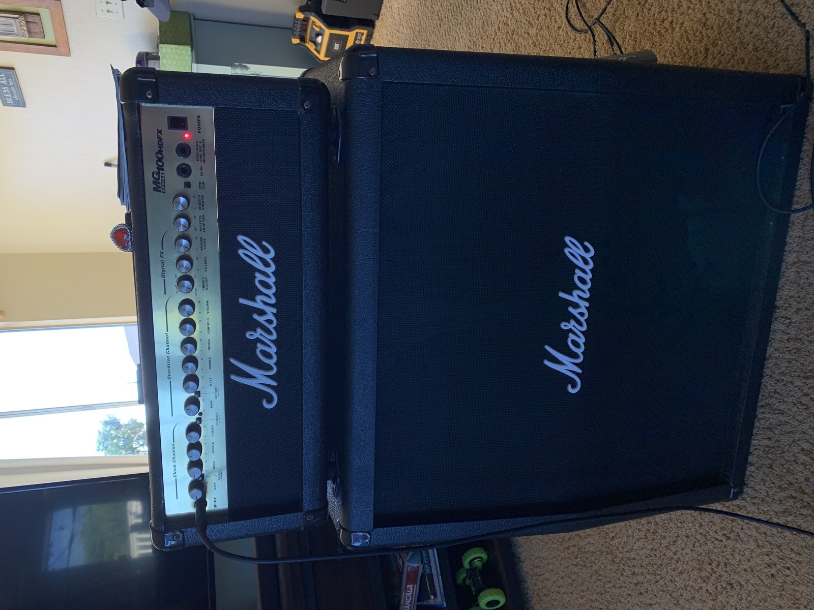 Music Gear Setup by milly featuring Marshall MG Series 100HDFX Head and Marshall MG Cab