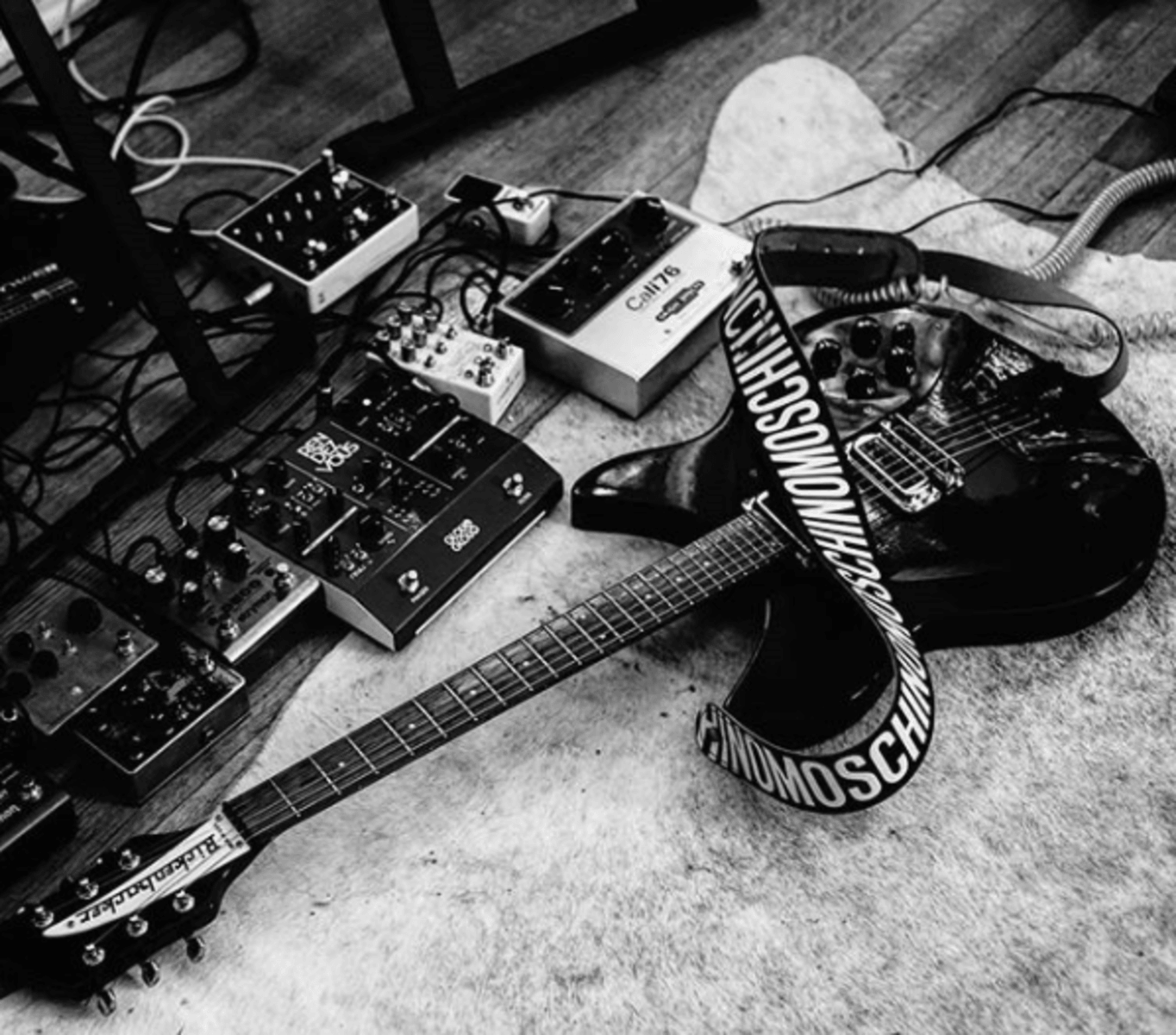 Music Gear Setup by folpon featuring Strymon El Capistan dTape Echo, Rickenbacker 330 Electric Guitar, and Old Blood Noise Endeavors Haunt and 3 more pieces of gear