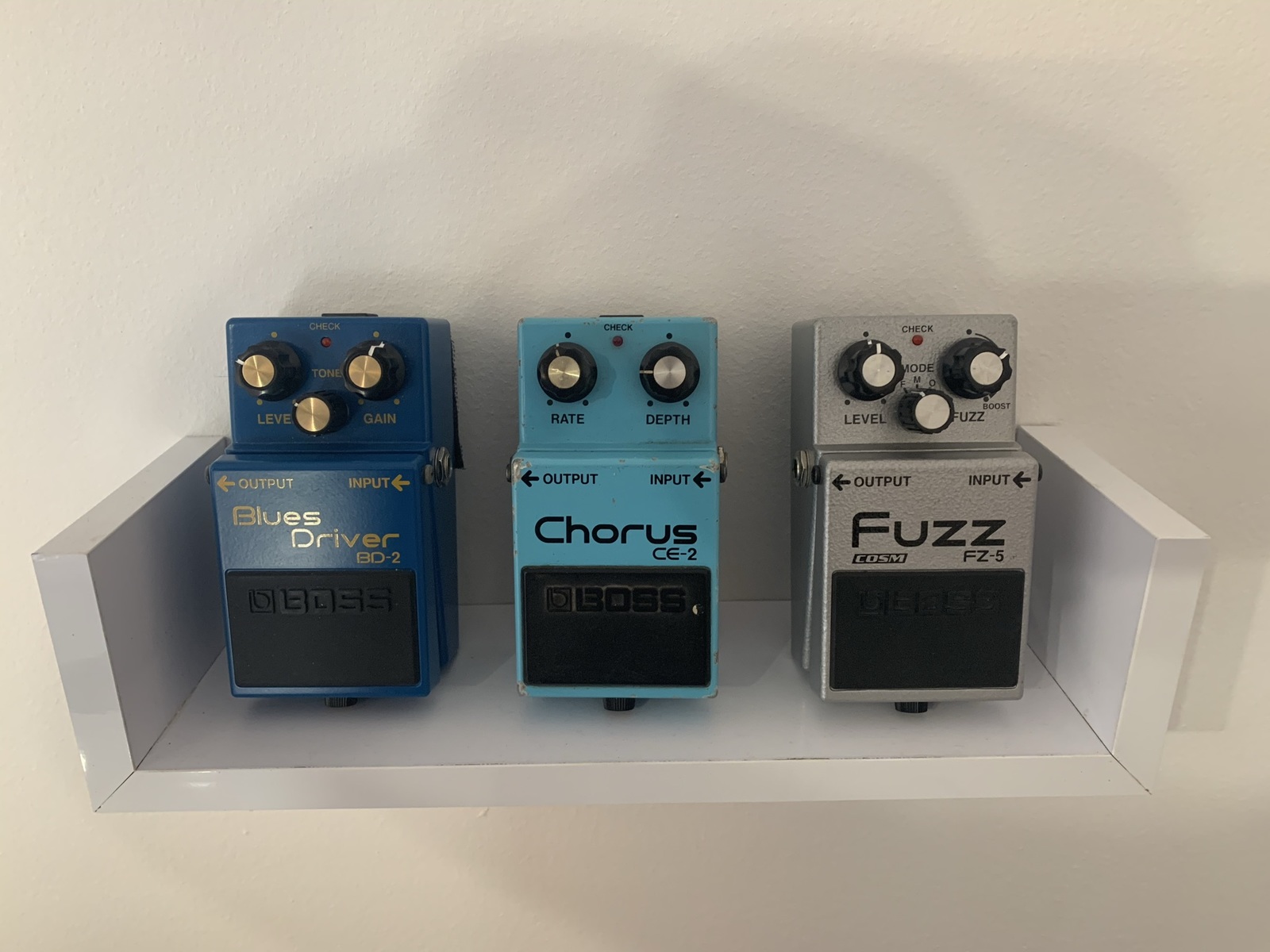 Music Gear Setup by ziga_janezic featuring Boss BD-2 Blues Driver, Boss CE-2 Chorus, and Boss FZ-5 Fuzz
