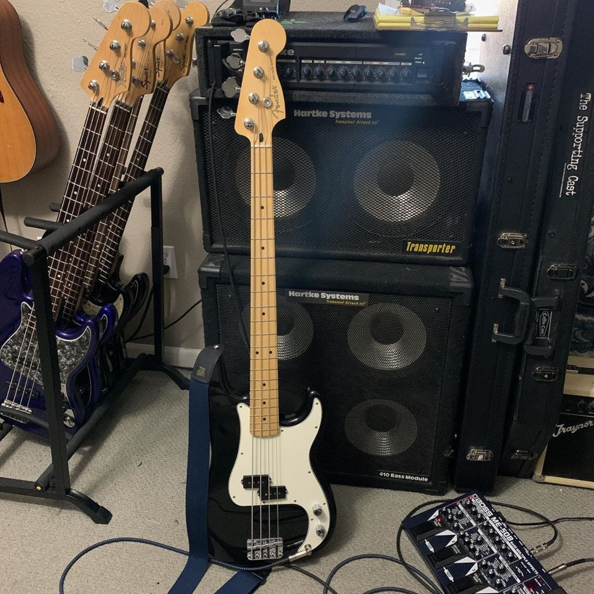 Hartke Bass Rig by tbonesbass featuring Hartke 210XL, Hartke 410XL Bass Cabinet, and Hartke HA4000 and 1 more piece of gear