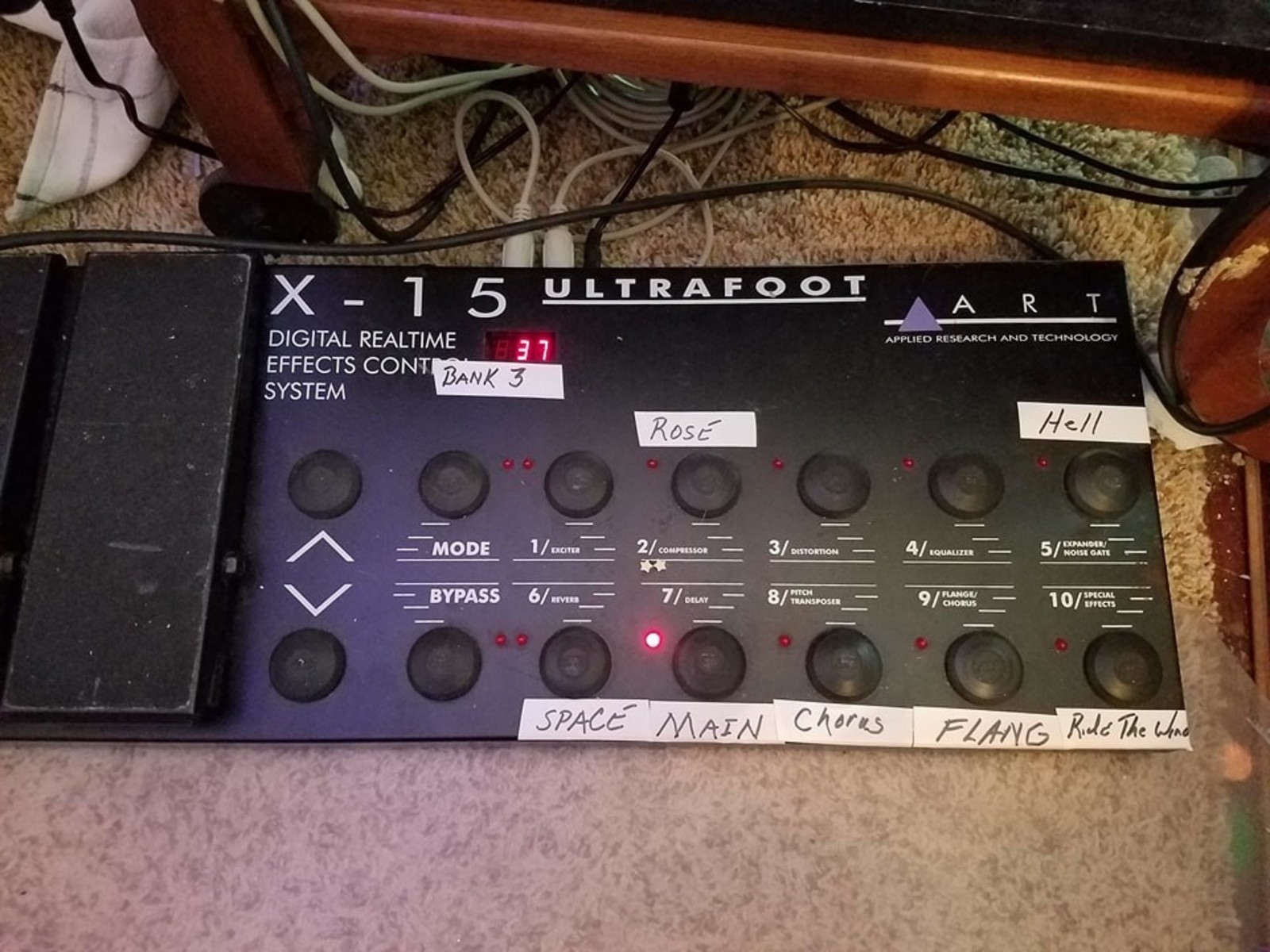 Music Gear Setup by richard_scarlett_hatcher featuring ART X-15 Ultrafoot MIDI Foot Controller
