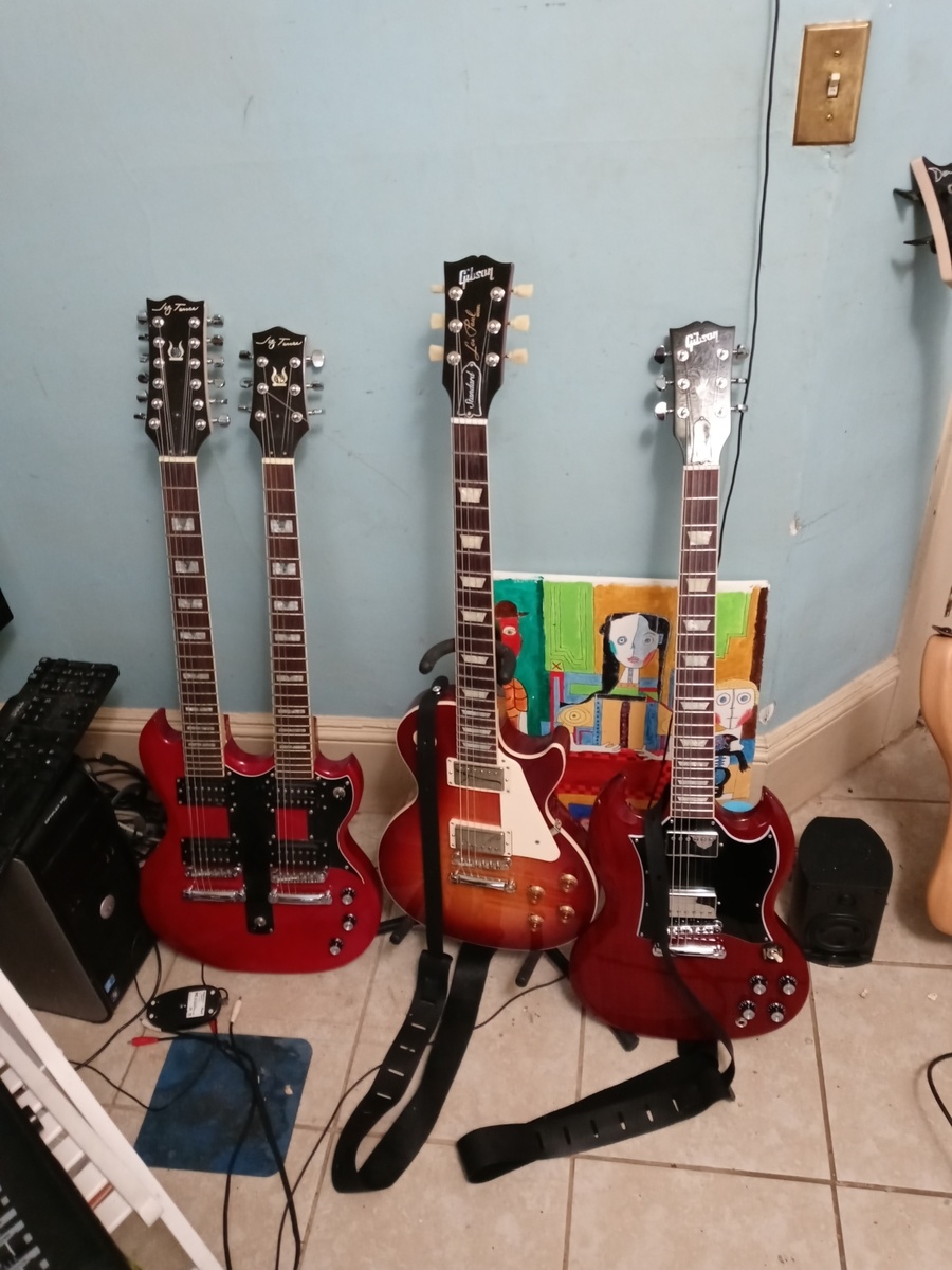 Music Gear Setup by elijah_parker featuring Gibson Les Paul Standard