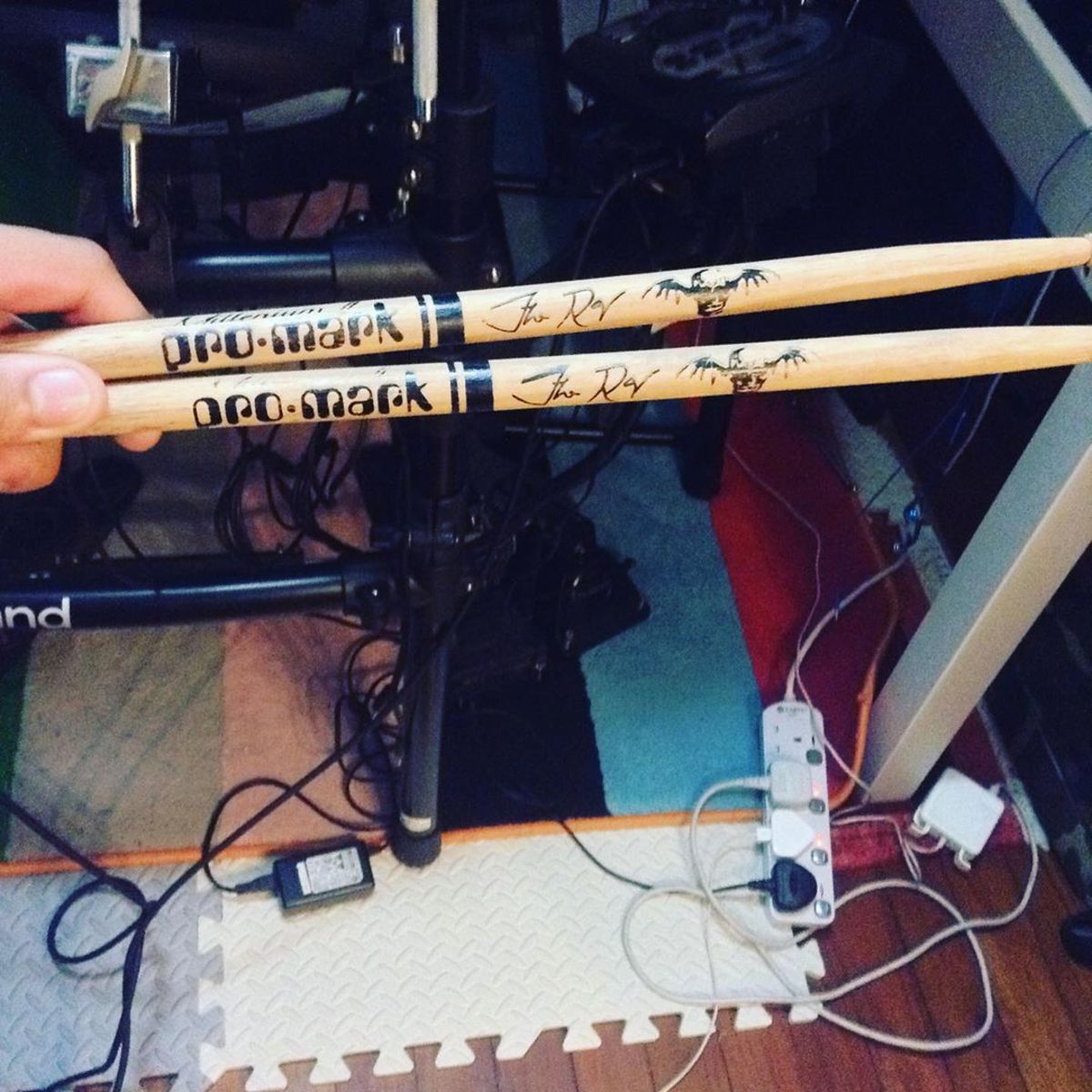 Music Gear Setup by the_rev_fanboy1999 featuring Promark The Rev Signature Drum Sticks