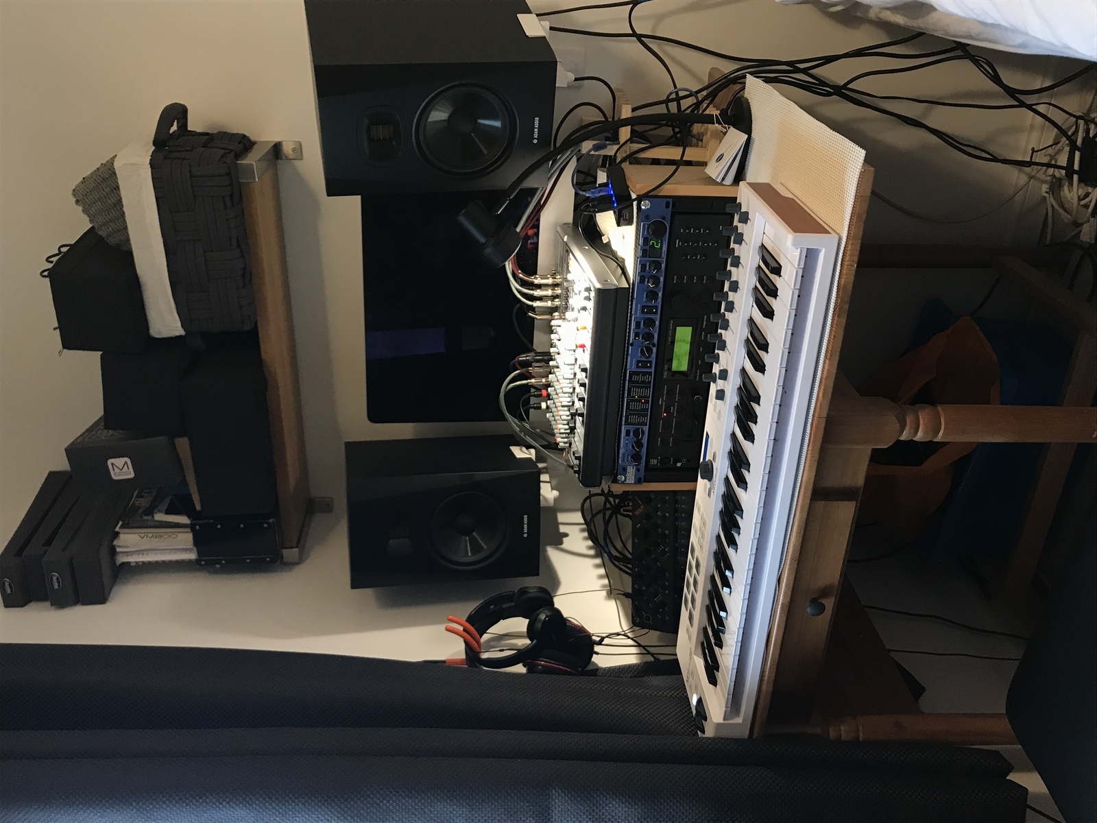 Electronic Studio Setup by pezzer22 featuring Arturia KeyLab 49, Apple iMac (General), and Lexicon MX200 and 4 more pieces of gear