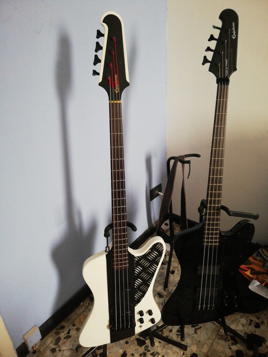 Music Gear Setup by andy_the_thunderbeard featuring Epiphone ThunderBird Classic IV