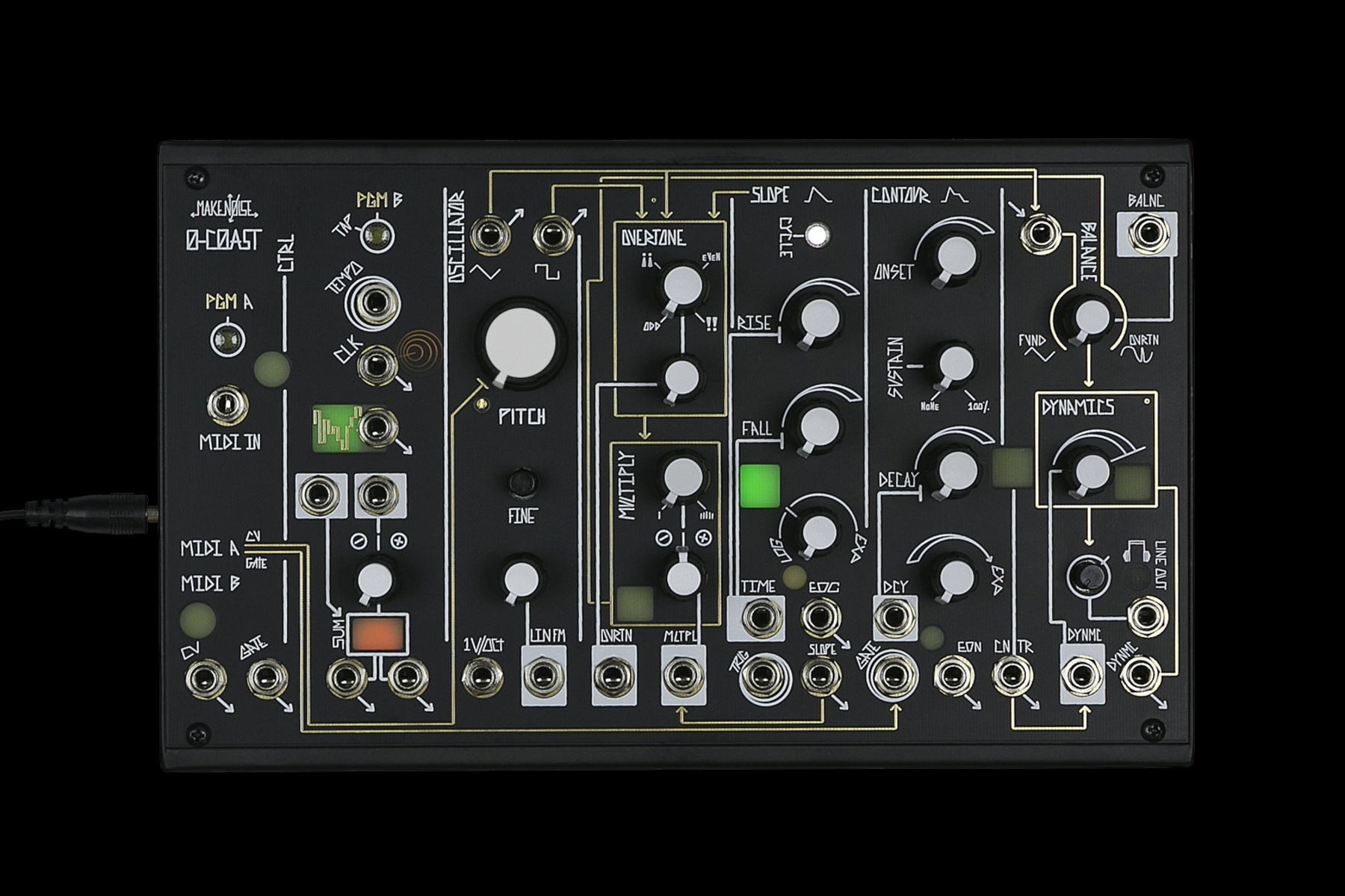 Music Gear Setup by lionel_schrevens featuring Make Noise 0-Coast
