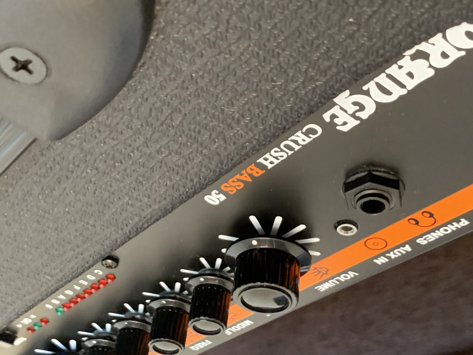 Music Gear Setup by thedustroom featuring Orange Crush Bass 50 1x12