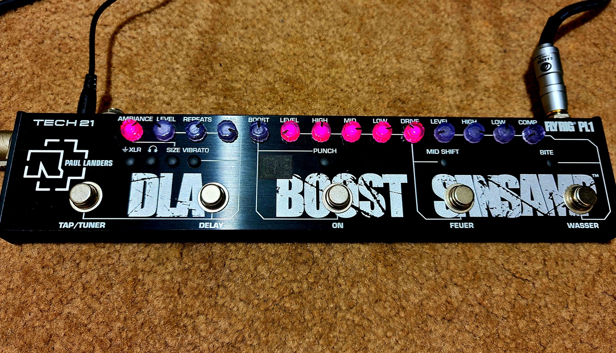 Music Gear Setup by devotio featuring Tech 21 Paul Landers PL1 Signature Fly Rig