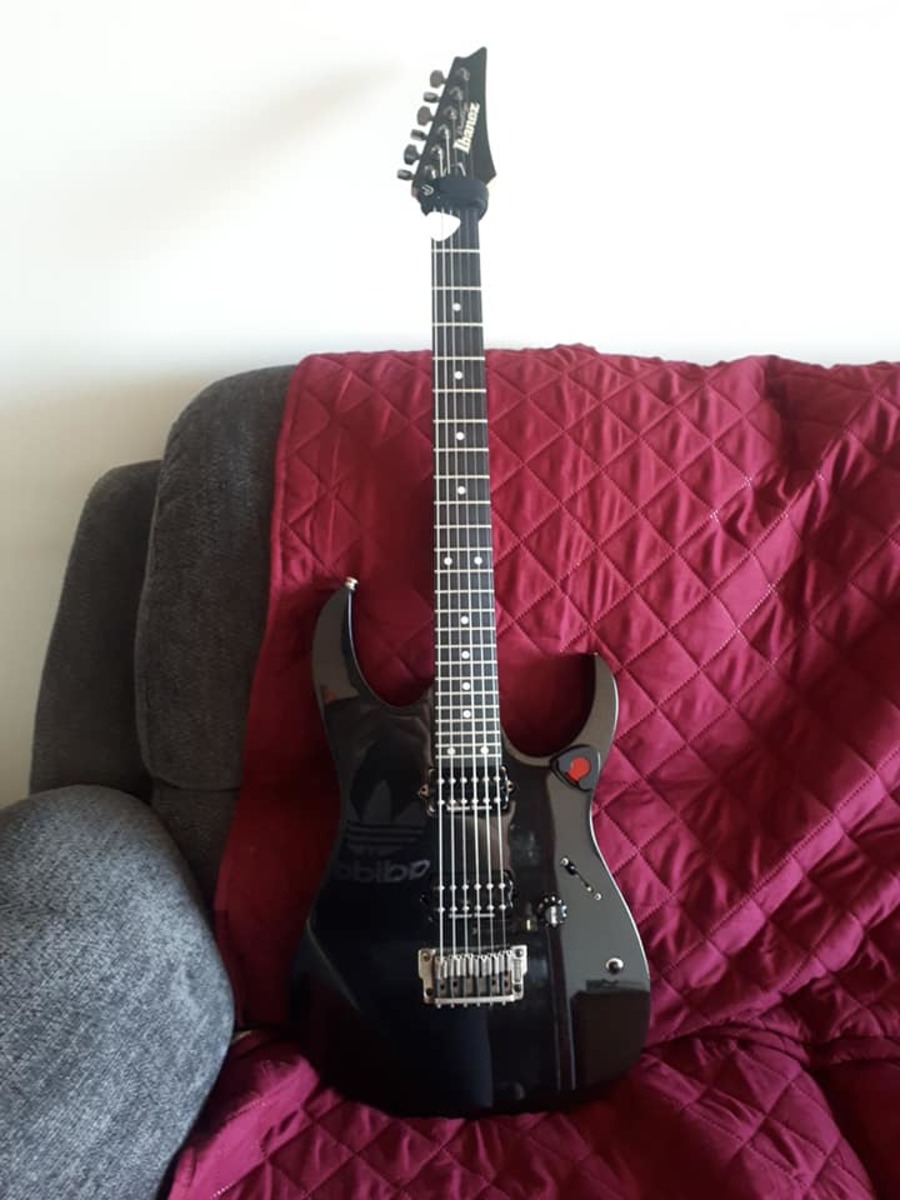 Metal Music Gear Setup by parhelia_0000 featuring Schaller Security Locks for Guitar Straps, Seymour Duncan SH-4/TB-4 JB, and Ibanez RG652FX and 5 more pieces of gear
