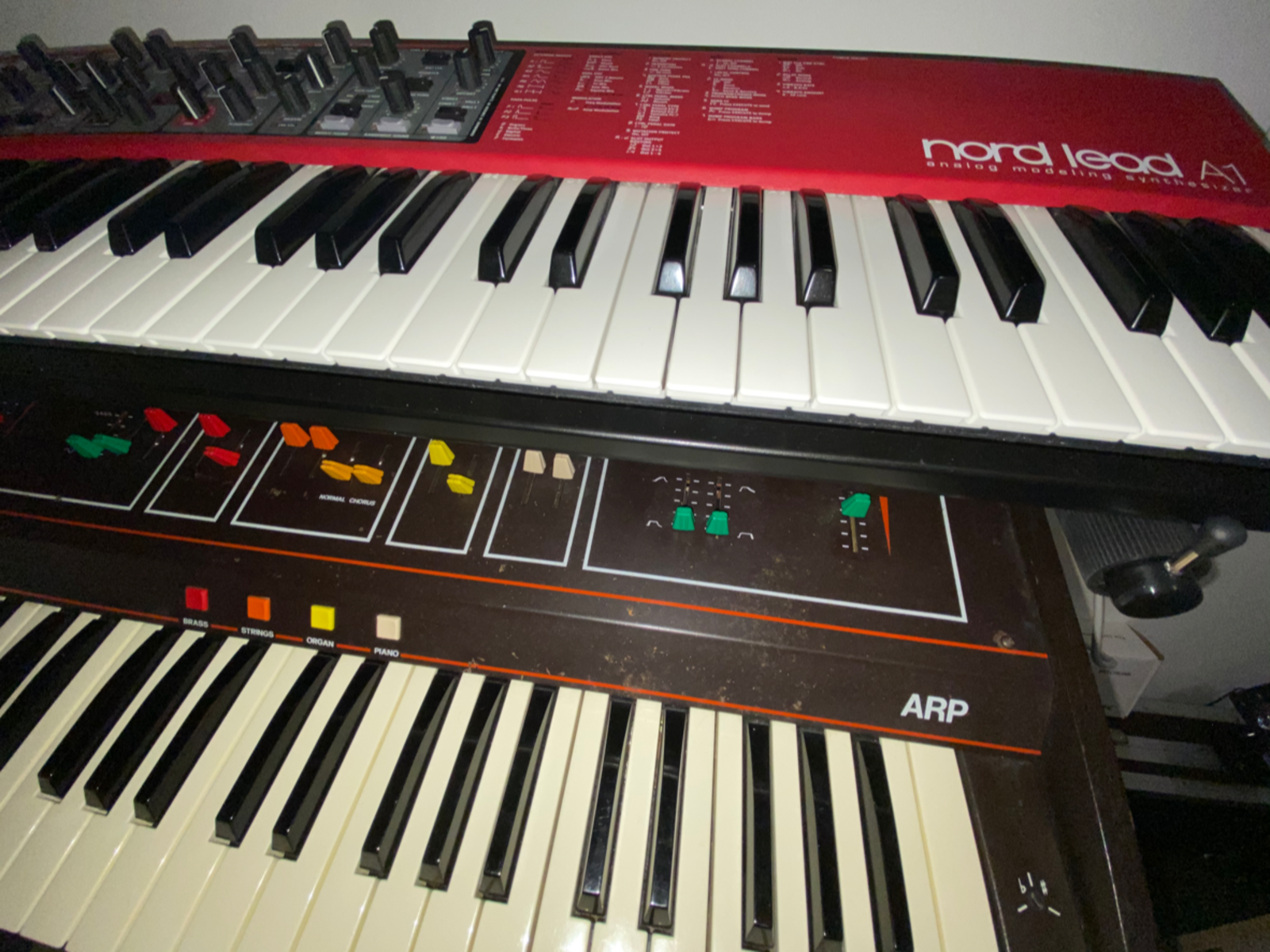 Nord Music Gear Setup by can_kutlu featuring ARP Quartet and Nord Lead A1