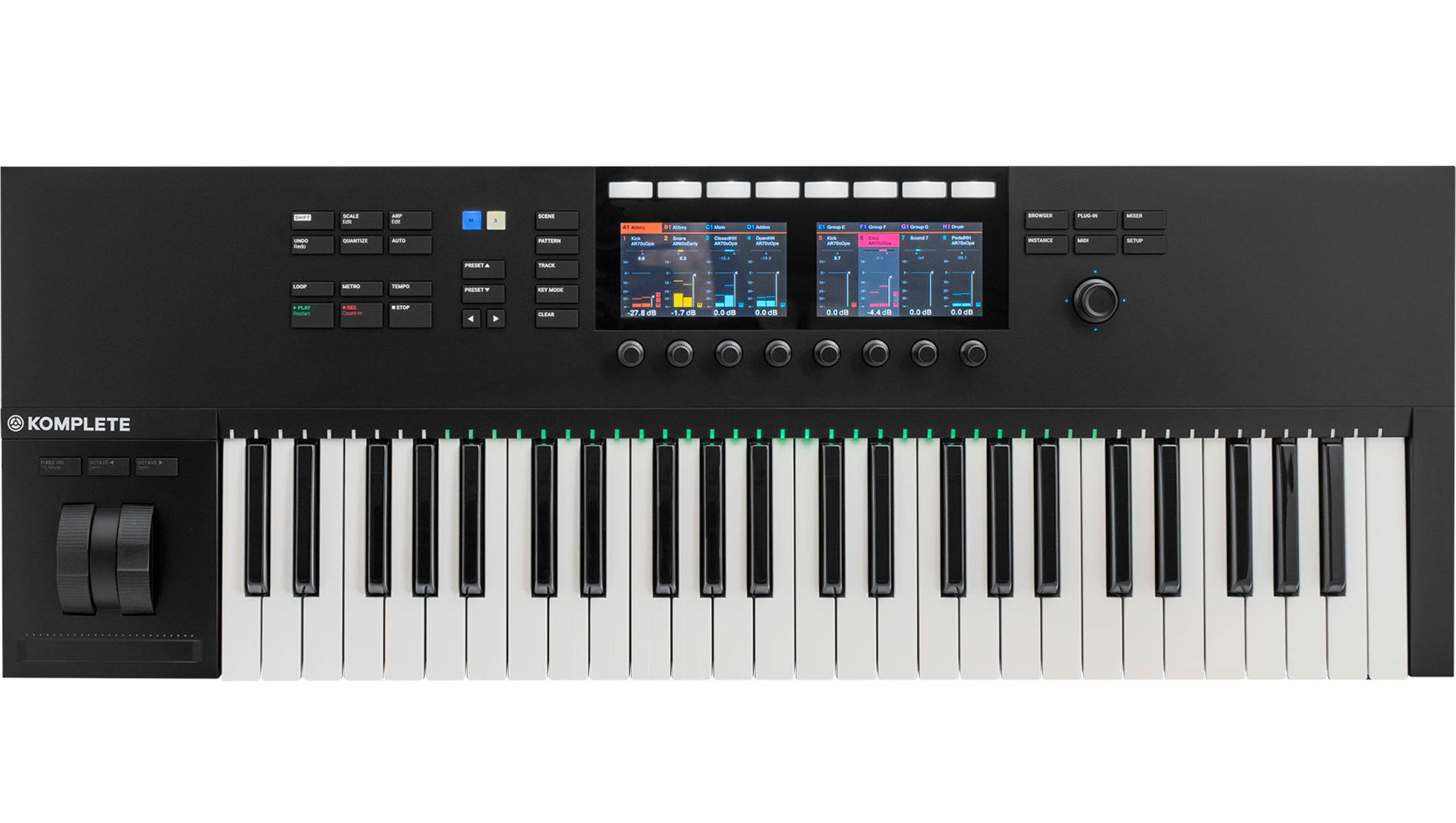Hip Hop Music Gear Setup by amarilis featuring Native Instruments Komplete Kontrol S49 Keyboard Controller