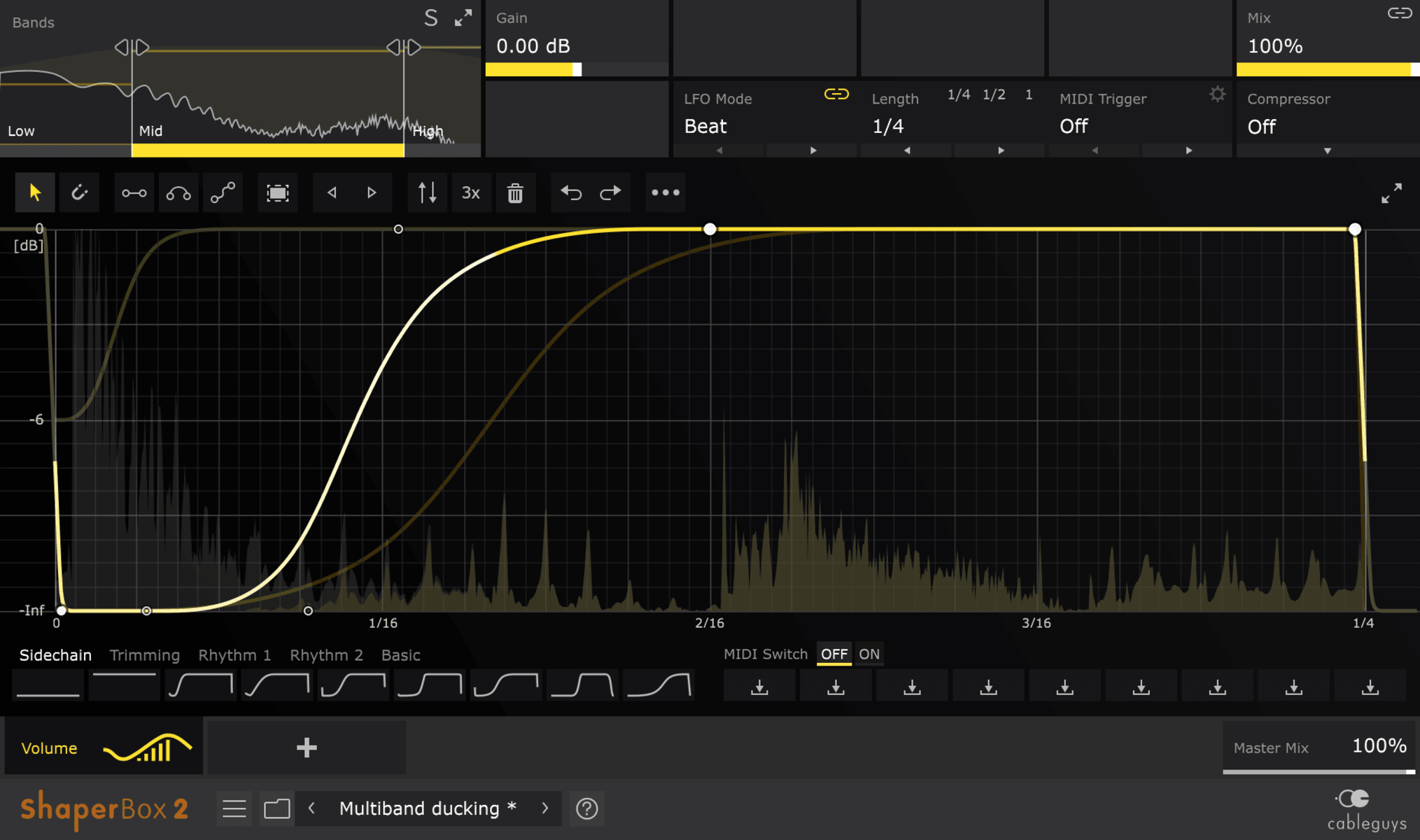 Music Gear Setup by amarilis featuring Cableguys VolumeShaper 3 Plugin