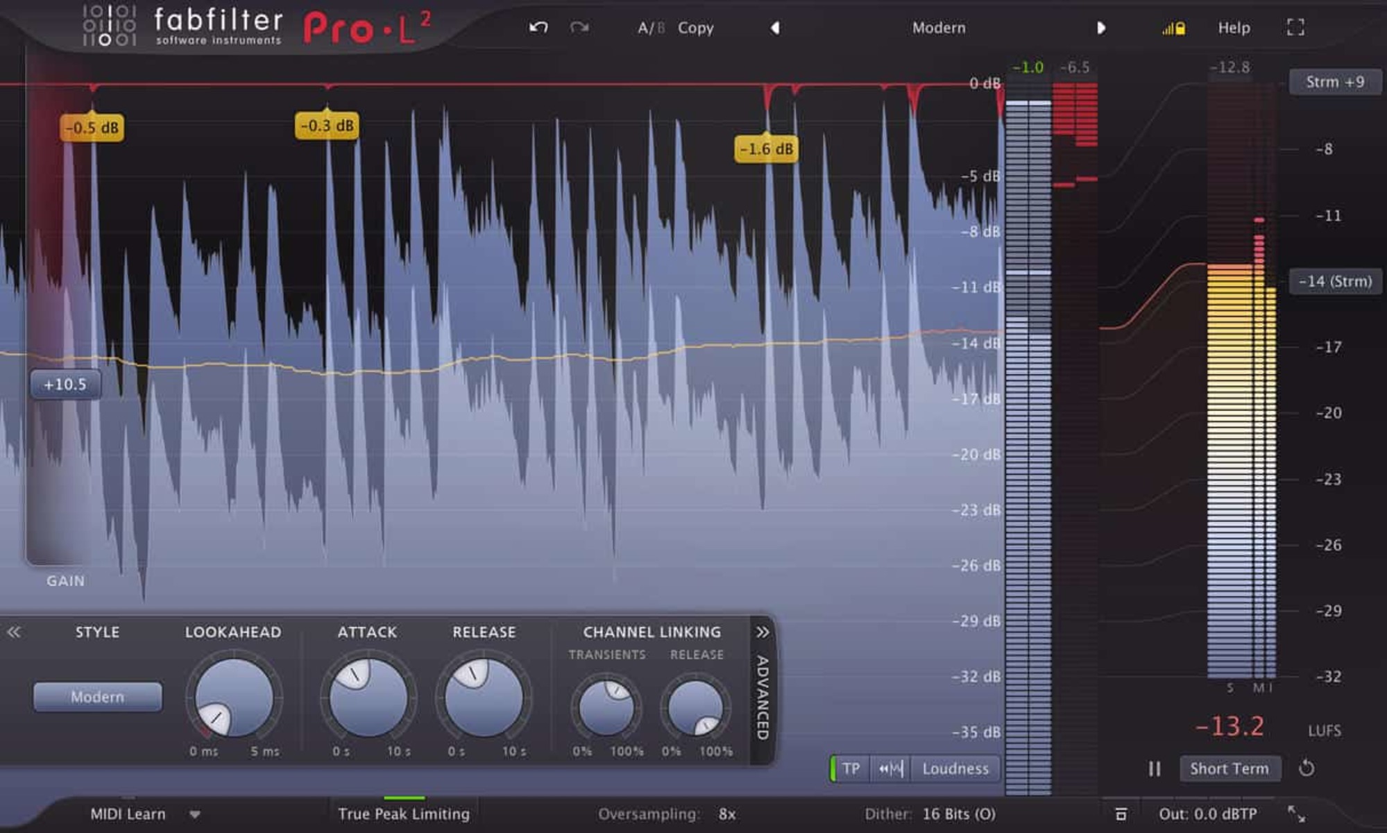 Music Gear Setup by amarilis featuring FabFilter Pro-L 2 Limiter Plugin