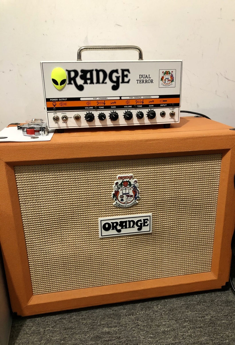 Punk Music Gear Setup by mik_mullen featuring Orange Amplifiers Dual Terror DT30H 30W Tube Guitar Amp Head