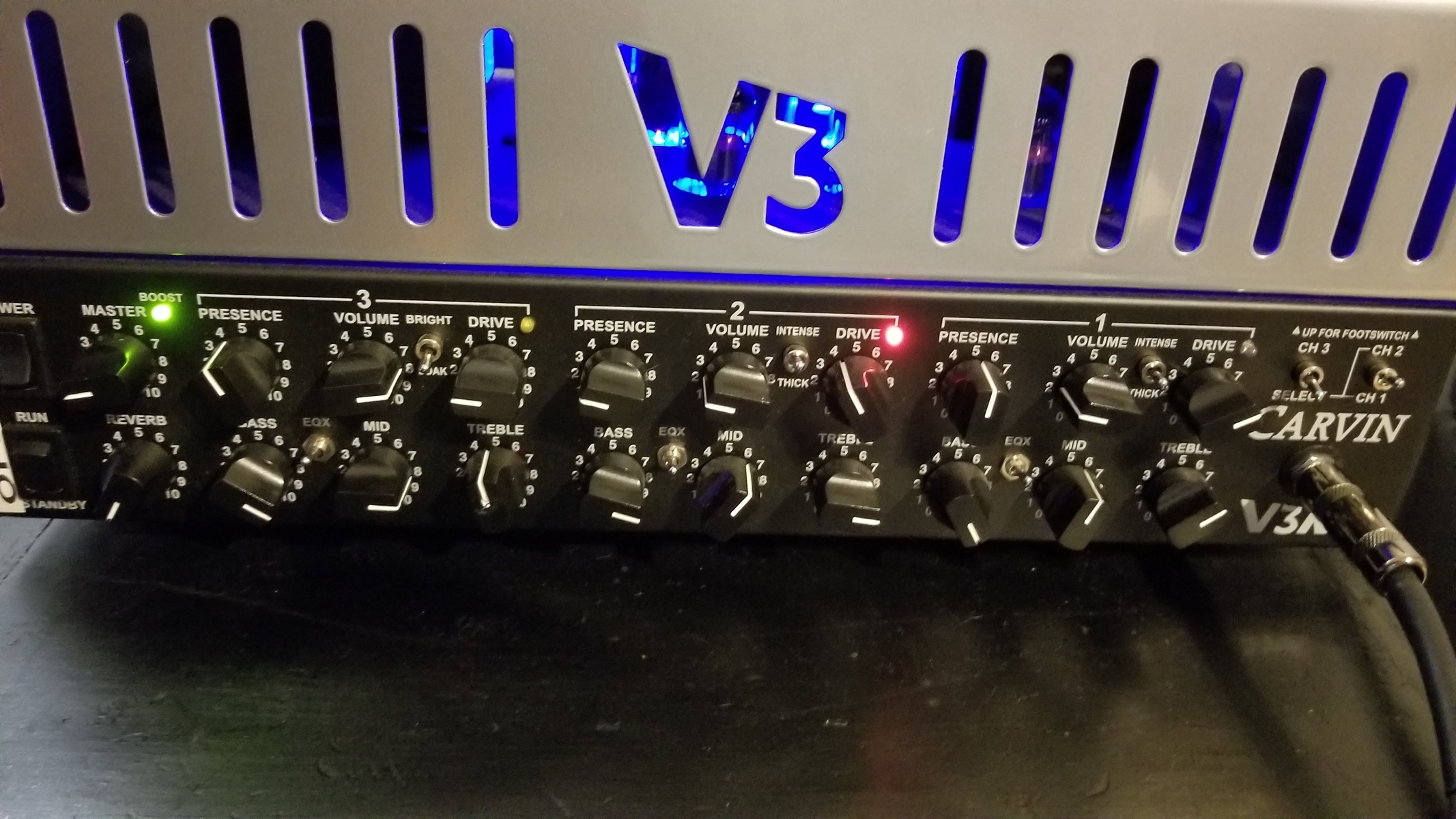 Music Gear Setup by jt_terraglio featuring Carvin V3M 3 Channel All Tube Micro Head