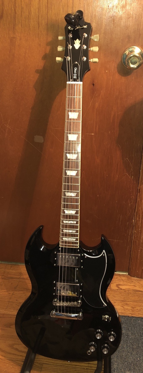 Music Gear Setup by 22bti featuring Epiphone SG G-400 PRO