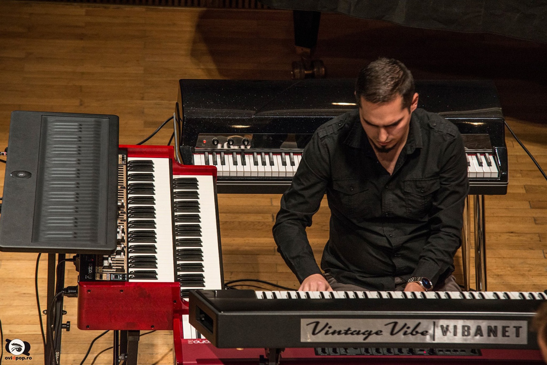 Electronic Synth Setup by teodor_pop featuring Nord C2D, Roli Seaboard GRAND, and Nord Piano 2 HA88 and 2 more pieces of gear