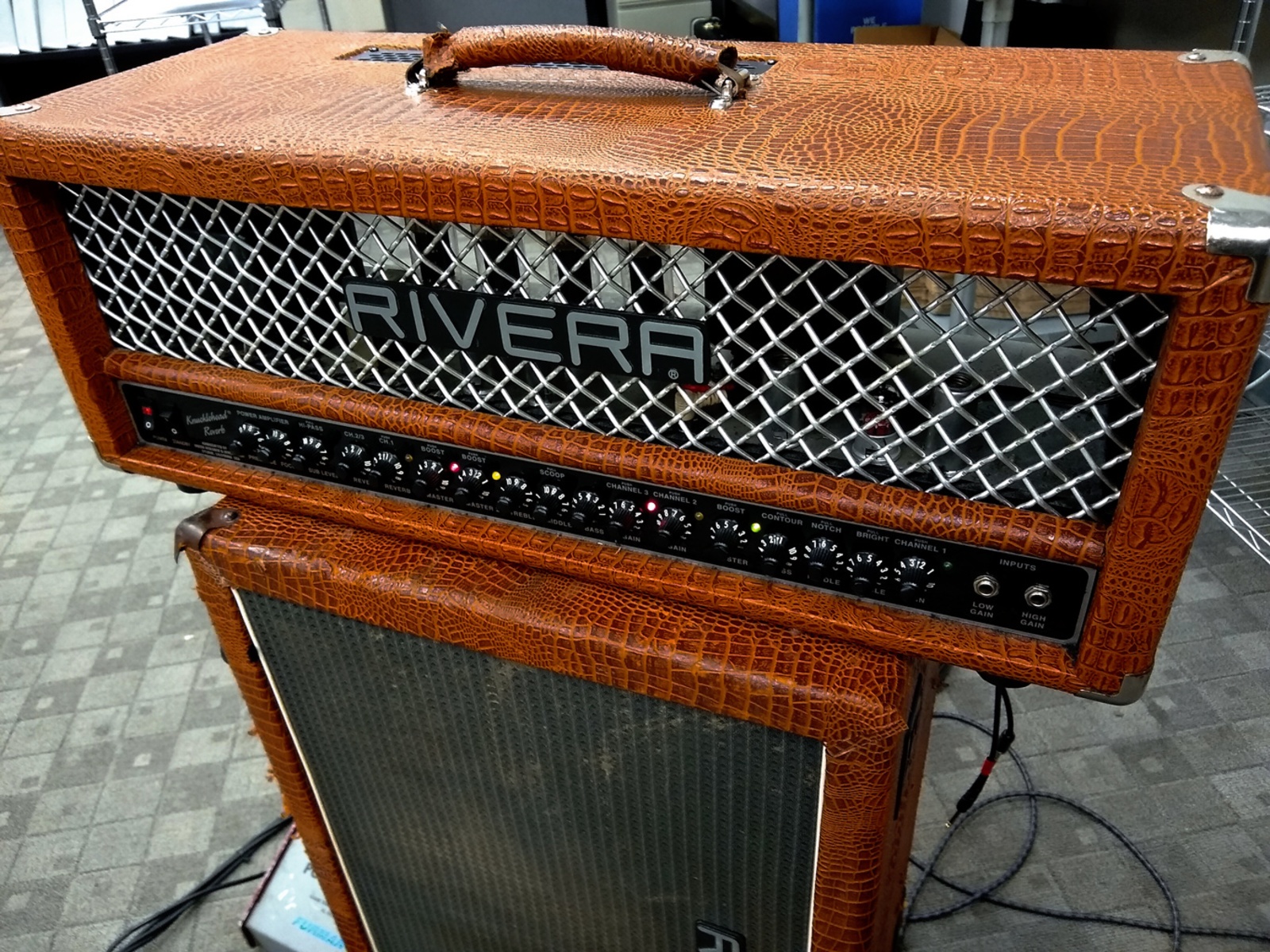 Music Gear Setup by redgtrrocker featuring Rivera Knucklehead Reverb 120 Top