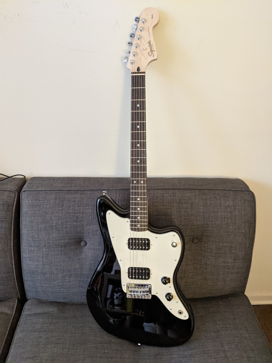 Metal Music Gear Setup by smallerthings featuring Squier Affinity Jazzmaster