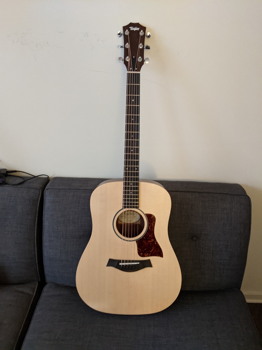 Music Gear Setup by smallerthings featuring Big Baby Taylor-e