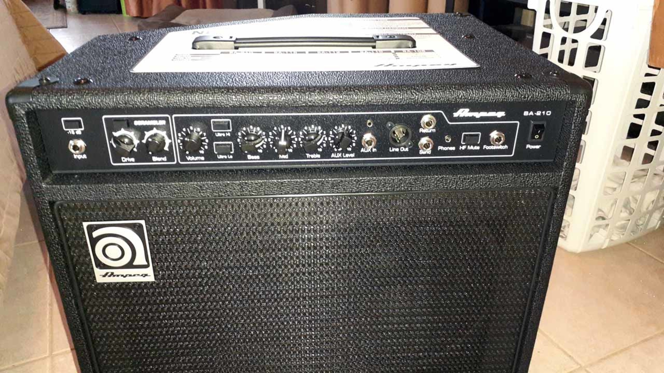 Music Gear Setup by jeremy_crockett featuring Ampeg BA-210v2 Bass Combo Amplifier