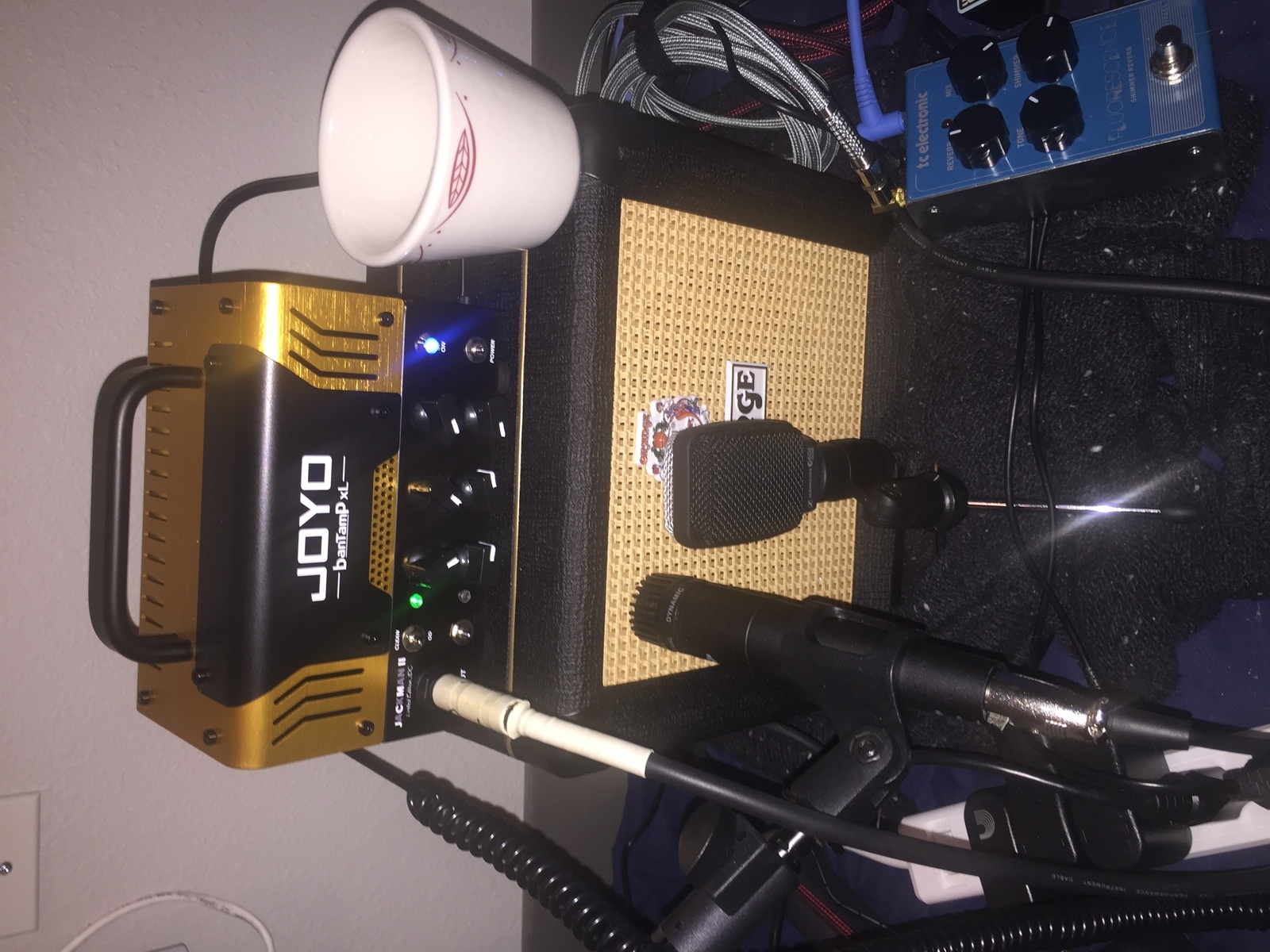 Amp Rig by coastindave featuring Sennheiser e609, Orange PPC108 (black), and Stagg SDM70 Dynamic Mic and 1 more piece of gear