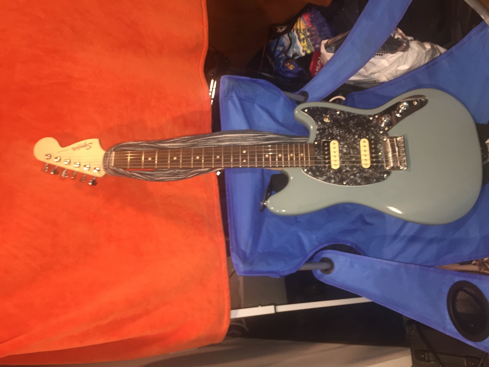 Metal Music Gear Setup by coastindave featuring Squier Bullet Mustang HH