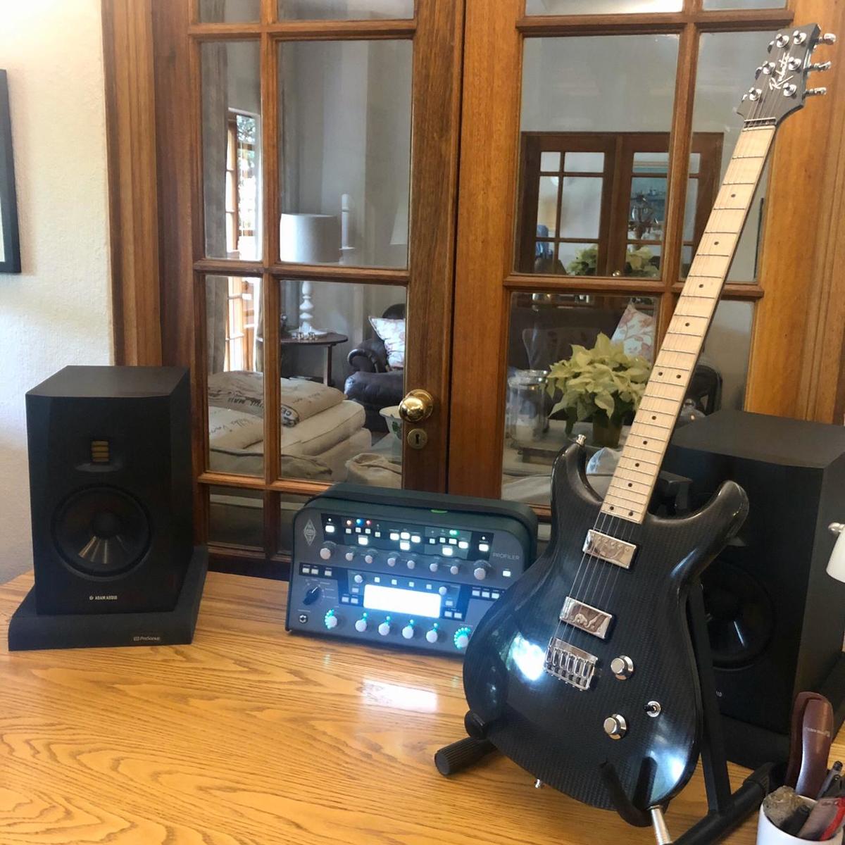 Metal Music Gear Setup by oliverlambson featuring Kemper Profiler Head, ADAM Audio T7V, and Rubato Lassie
