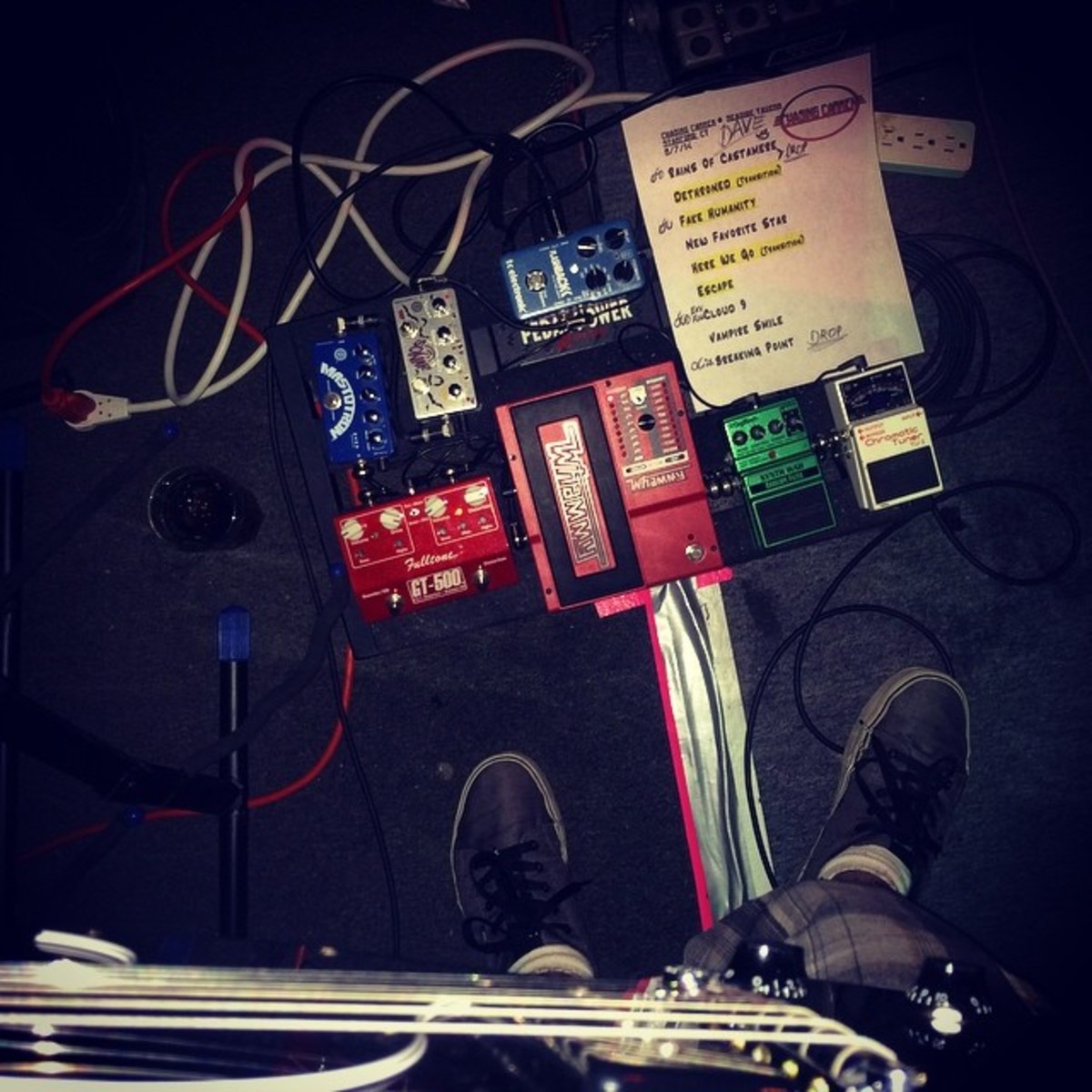 Metal Pedalboard by davecase1 featuring DigiTech Whammy Pitch-Shifting Pedal and Fulltone GT-500 Booster/Distortion
