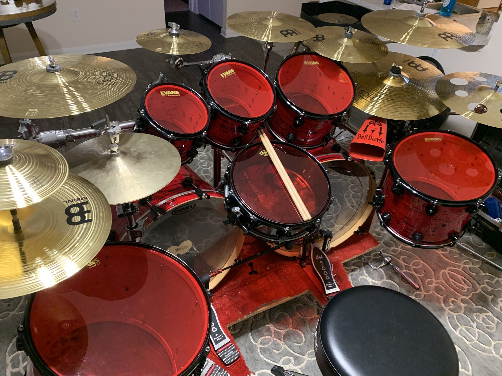 Music Gear Setup by james_beeson featuring DW Collector's Series Drum Kit