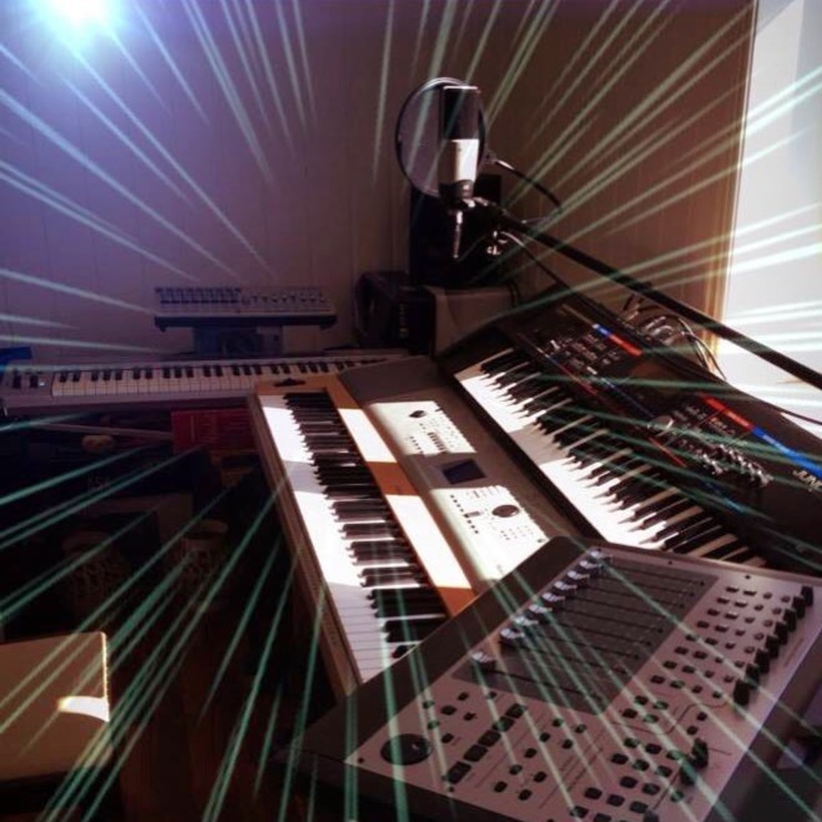 Electronic Synth Setup by lasse_niemela featuring M-Audio Projectmix I/O Control Surface, M-Audio Keystation 49es MIDI Controller, and Sennheiser MD 421-II and 3 more pieces of gear