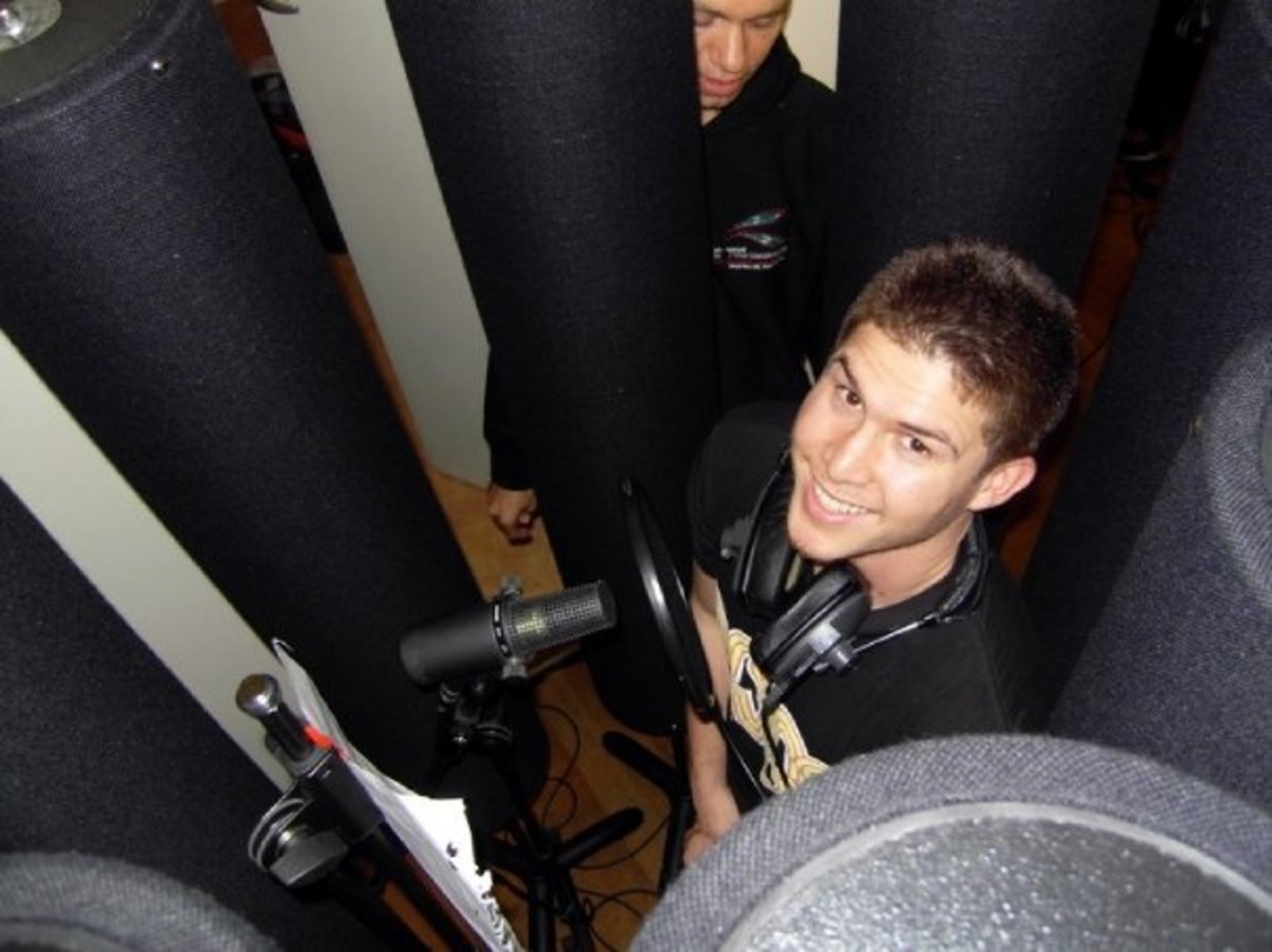 Music Gear Setup by wanya7 featuring Shure SM7, Monster Cable Studio Pro 1000, and Acoustic Sciences Corporation - Quick Sound Field (Studio Traps)