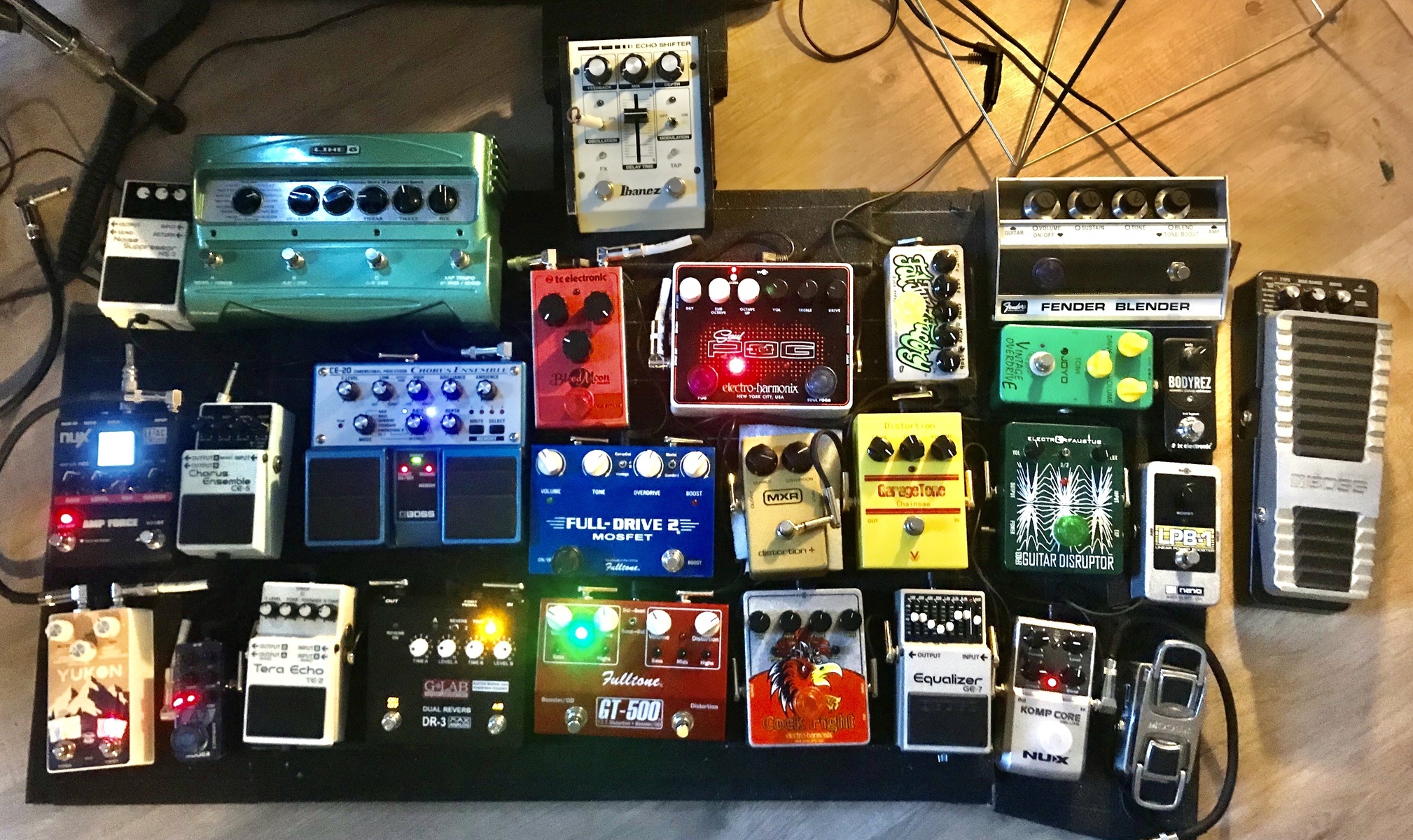Music Gear Setup by jimdegroot featuring Fulltone Full-Drive2 Mosfet, Line 6 DL4 Delay Modeler, and Boss NS-2 Noise Suppressor and 28 more pieces of gear