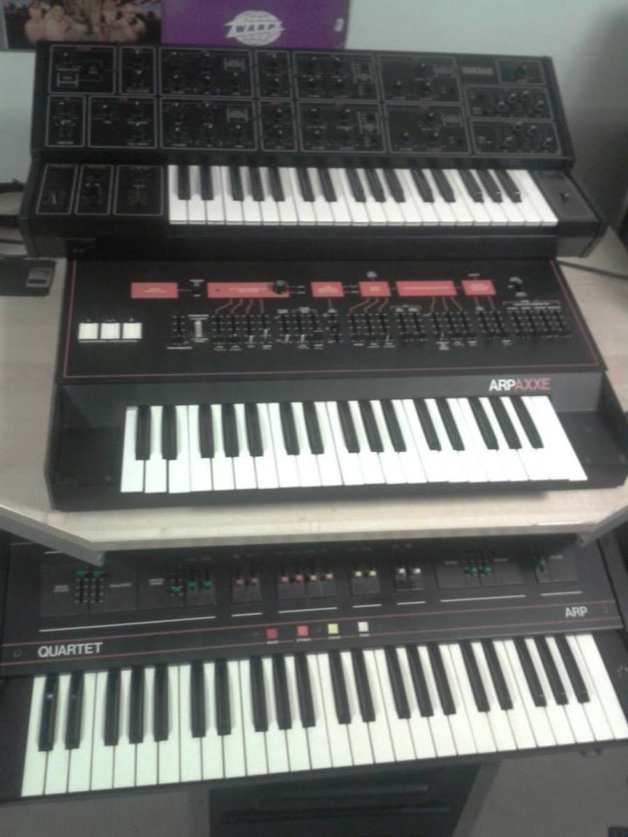 ARP Music Gear Setup by theweekendwarrior featuring ARP Quartet, Yamaha CS-15, and ARP Axxe