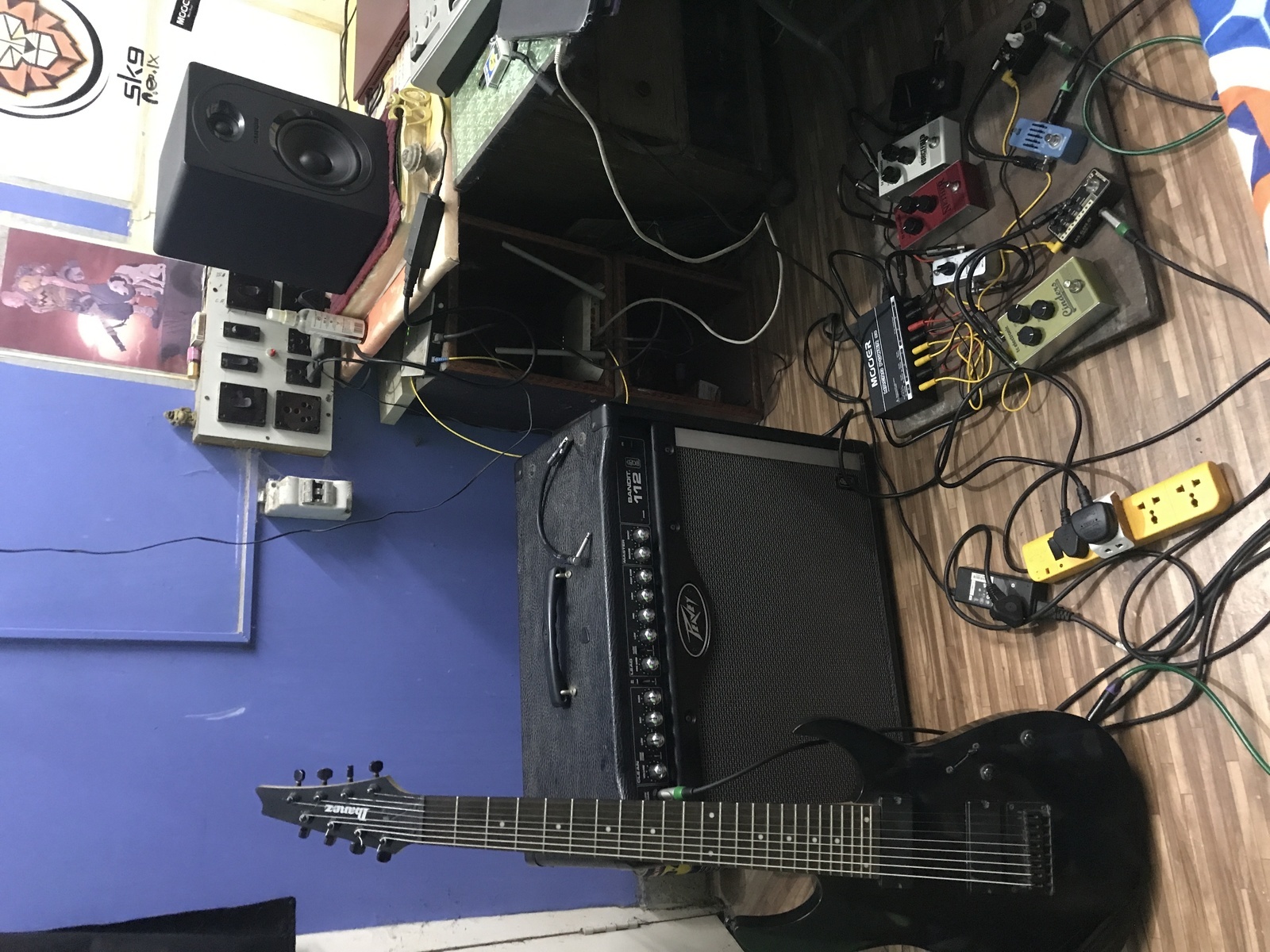 Metal Pedalboard by sukhendu_chakraborty featuring Peavey Bandit 112, Mooer Graphic G Equalizer pedal, and TC Electronic Cinders Overdrive and 9 more pieces of gear