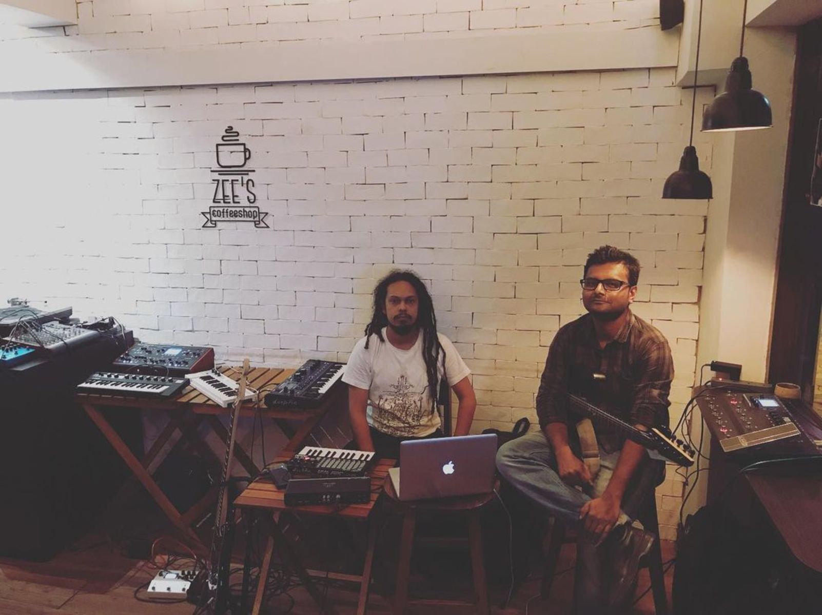 Electronic Studio Setup by sukhendu_chakraborty featuring Apple MacBook Pro (General), Line 6 POD HD500X, and Akai MPK249 and 1 more piece of gear