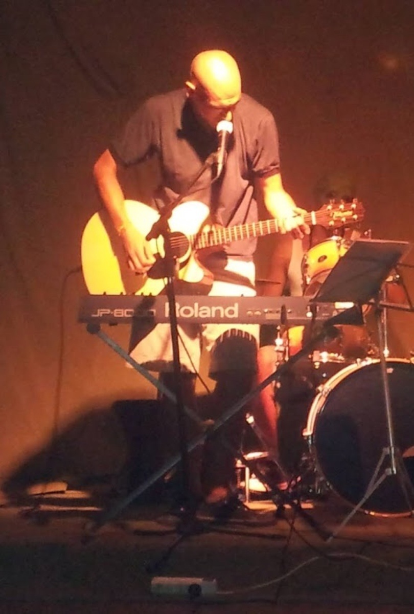 Electronic Synth Setup by hugozonaglez featuring Roland JP-8000 Synthesizer and Takamine GD11MCE-NS Electric-Acoustic Guitar