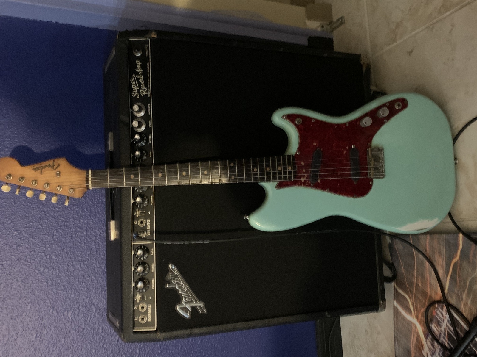 Country Amp Rig by bradleyx featuring Fender 1965 Super Reverb and Fender 1960 fender duo sonic