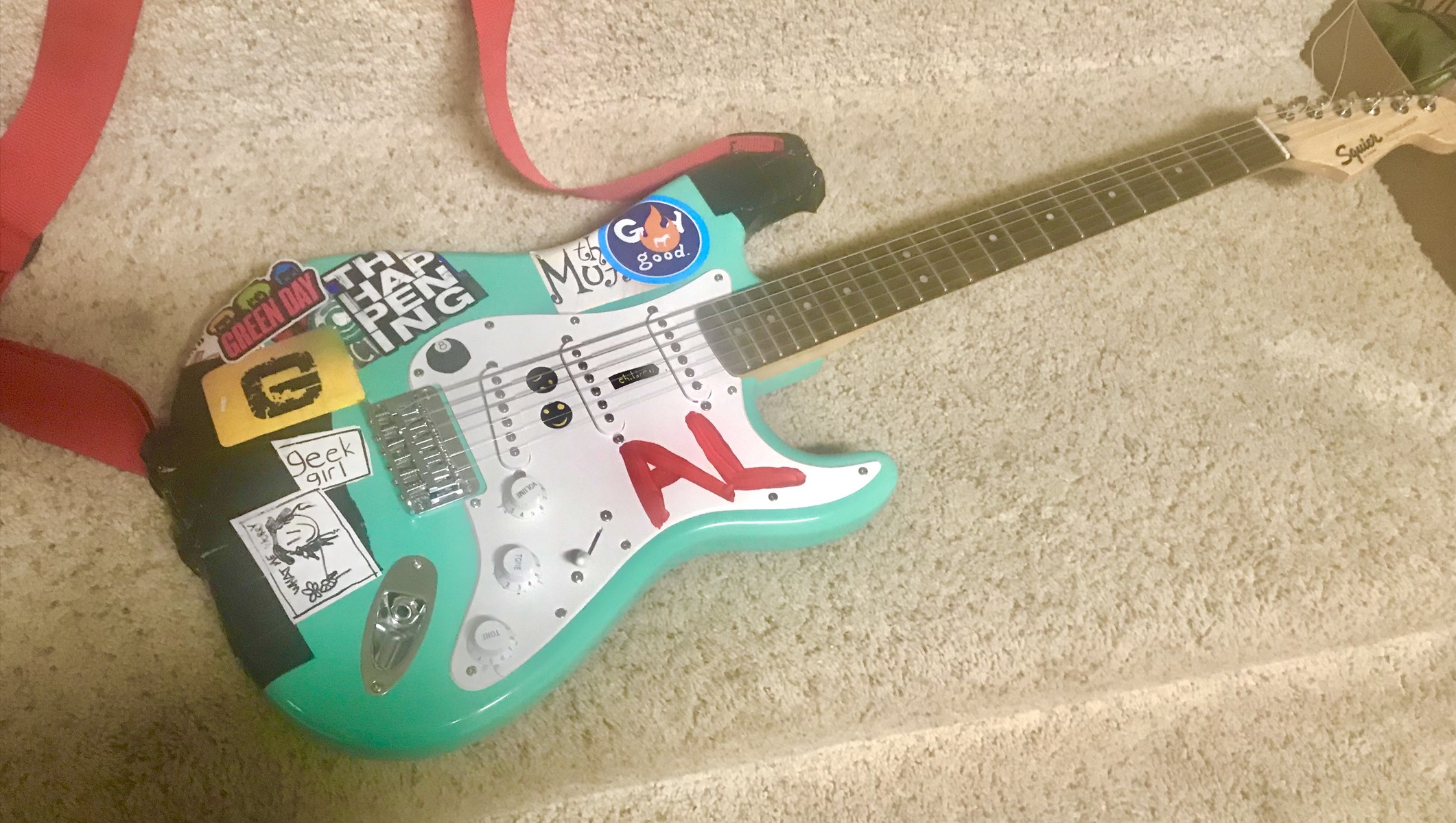 Music Gear Setup by andrew_ledford featuring Squier Stratocaster