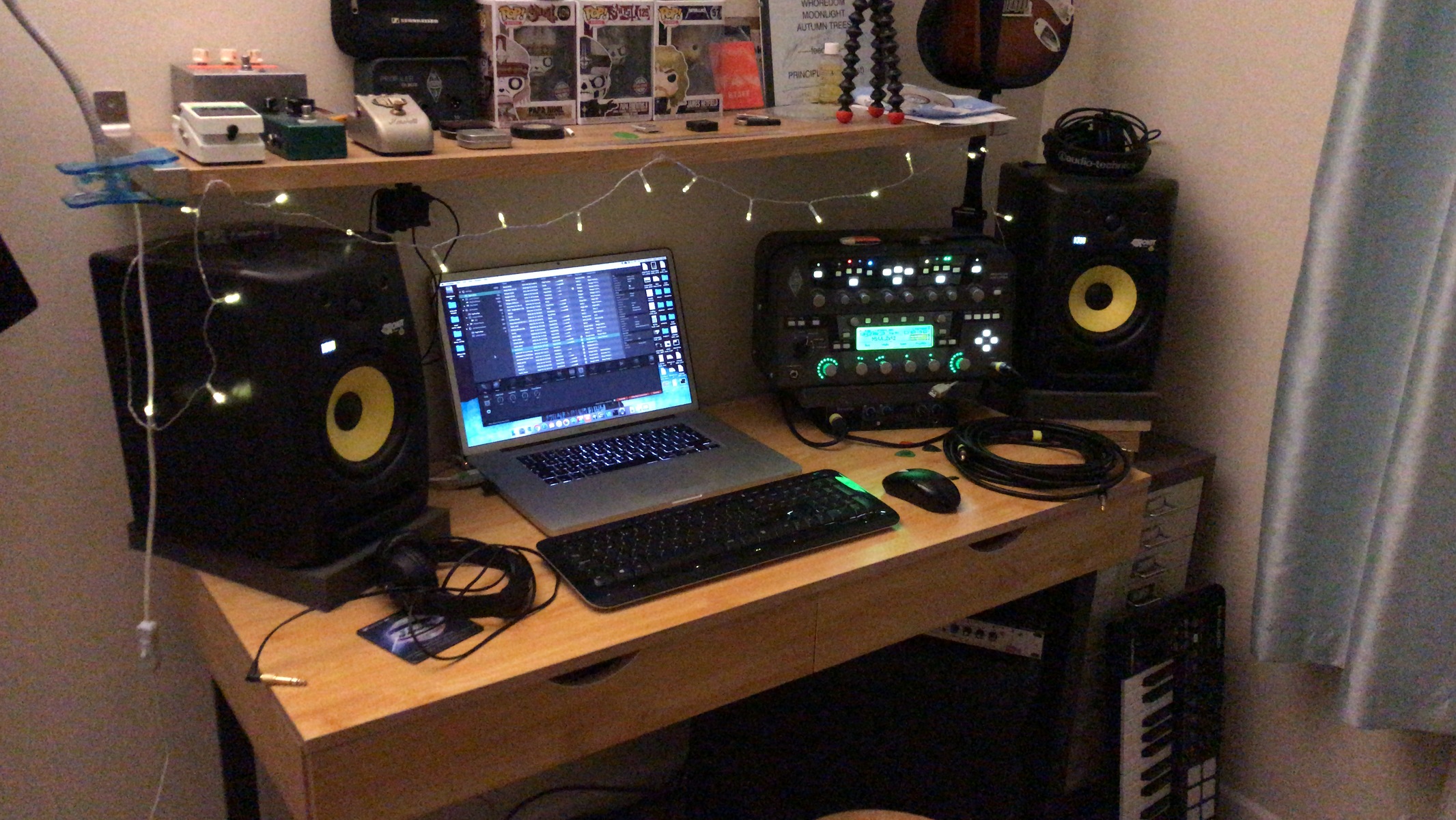 Amp Rig by matt_gunter featuring Focusrite Saffire PRO 24, KRK Rokit RP6 G2 Studio Monitor, and Kemper Profiler Head and 1 more piece of gear
