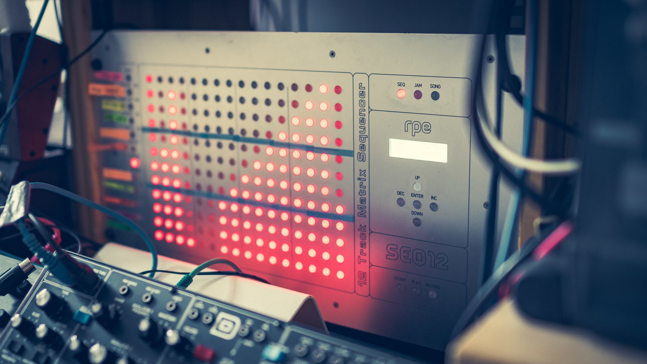 Music Gear Setup by volcarock featuring Mode Machines SEQ12 Matrix Sequencer  (RPE)