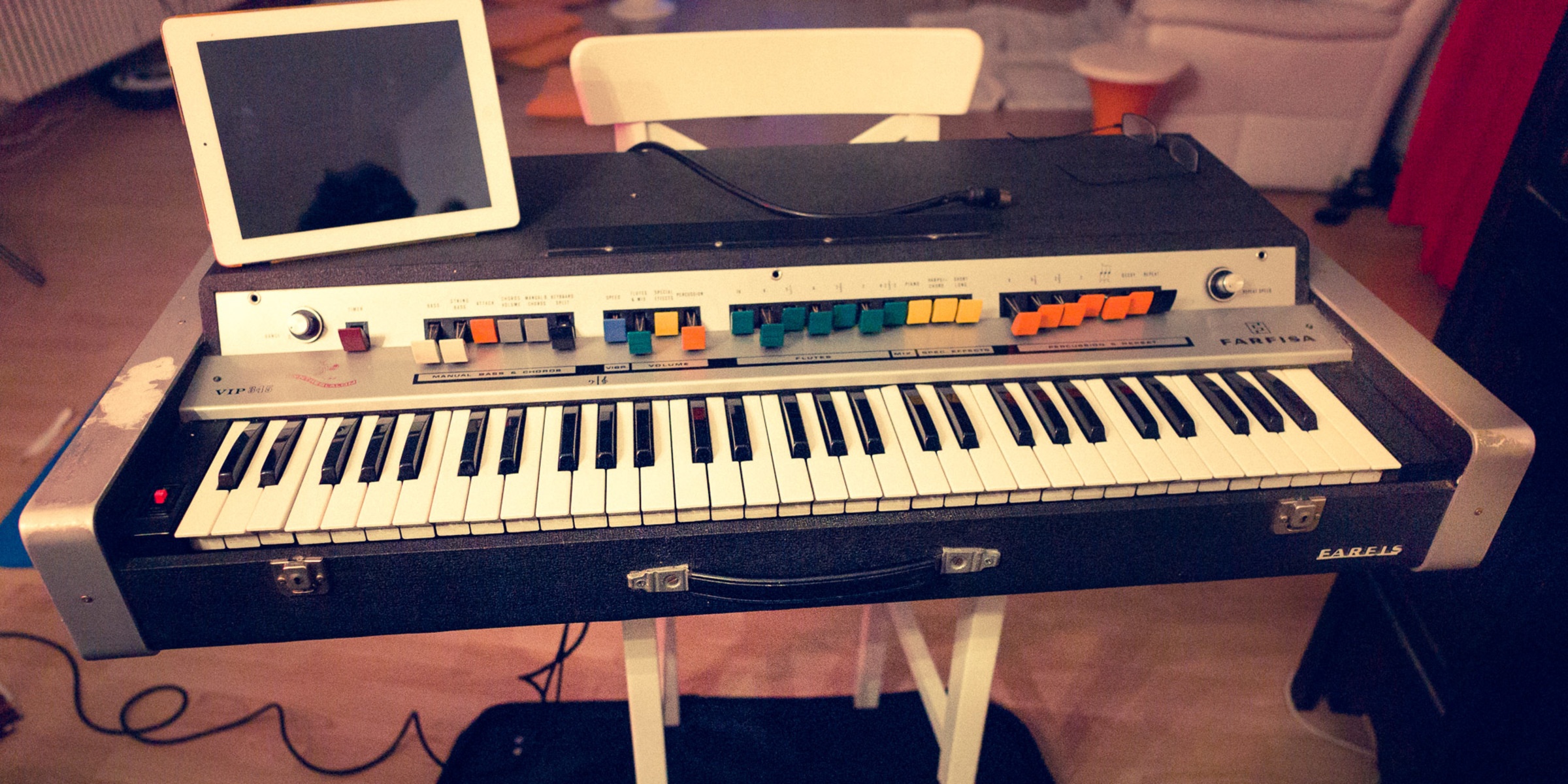 Music Gear Setup by volcarock featuring Farfisa VIP 345