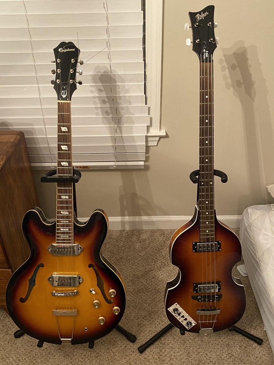 Höfner Music Gear Setup by glennjack30 featuring Höfner 500/1 Ignition and Epiphone Casino