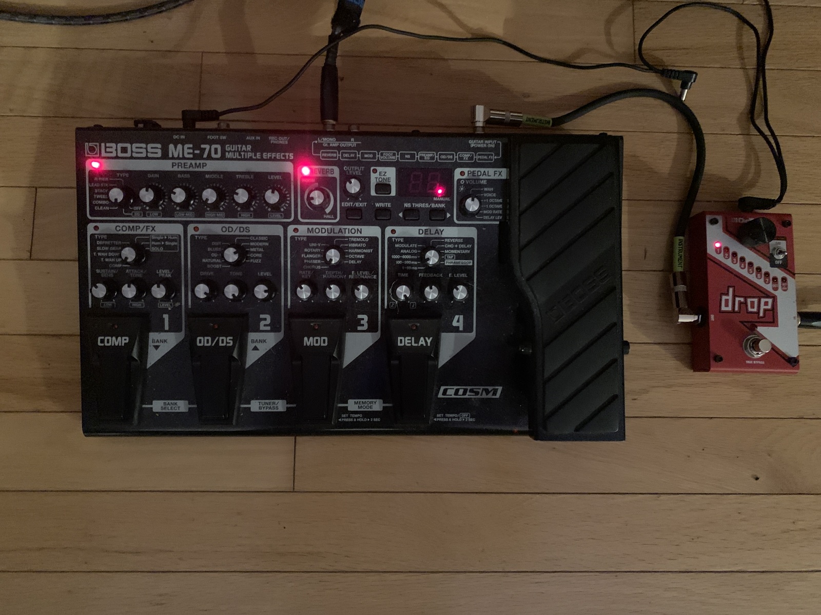 Metal Music Gear Setup by max_metal featuring Boss ME-70 Guitar Multiple Effects and DigiTech Drop