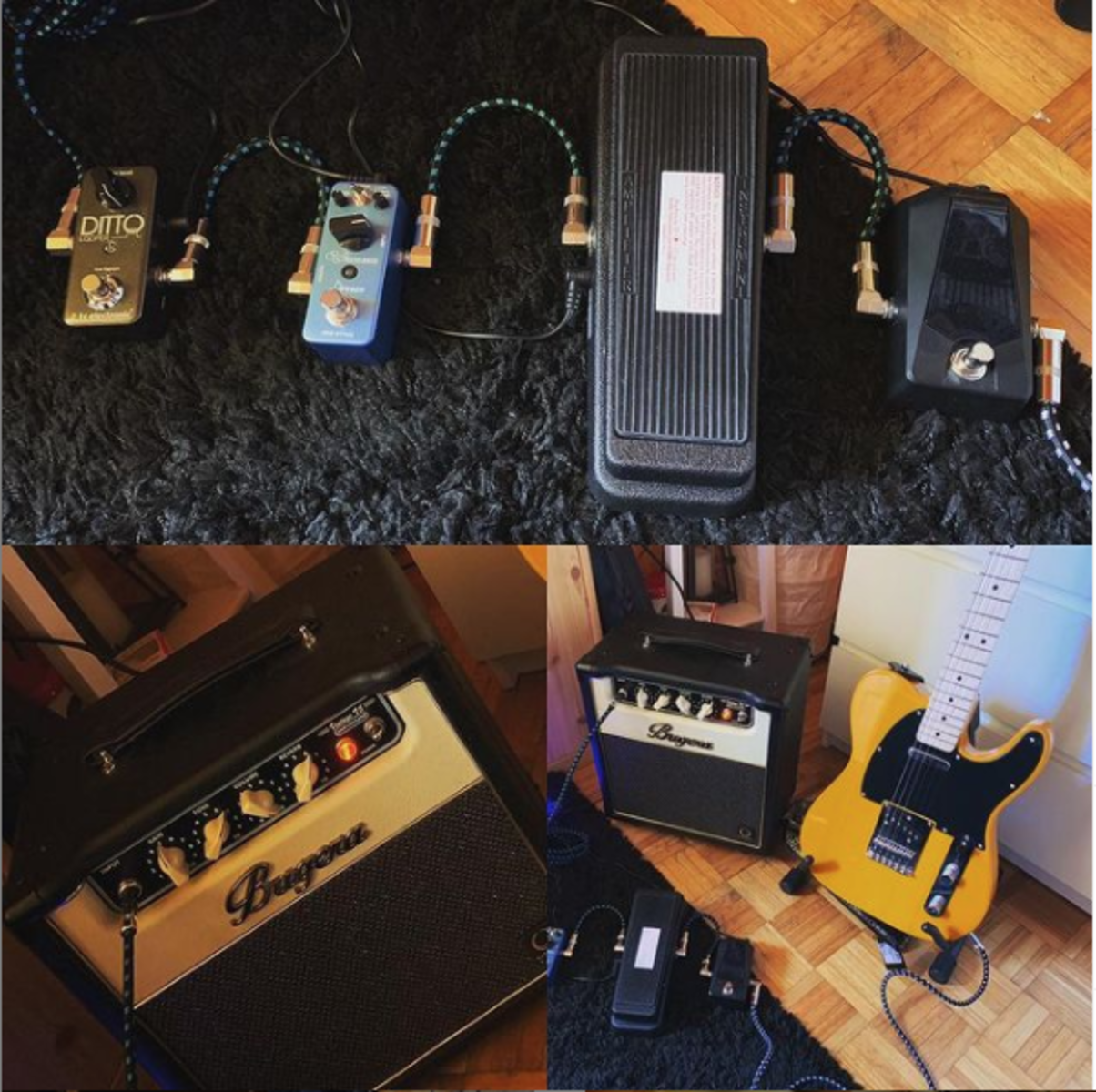 Metal Amp Rig by patrick_spitzmacher featuring Dunlop GCB-95 Cry Baby, TC Electronic Ditto Looper, and Donner Blues Drive and 3 more pieces of gear