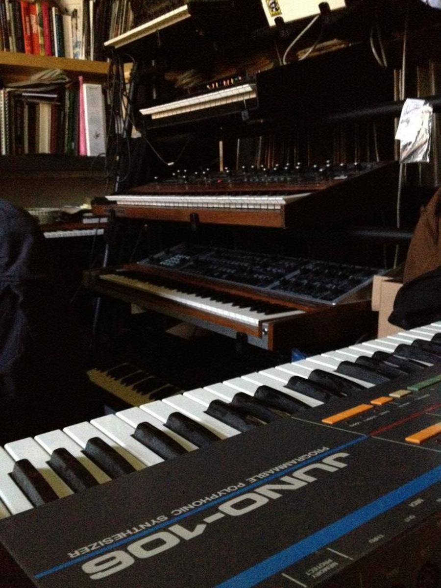Music Gear Setup by hxs28 featuring Sequential Circuits Prophet-5, Roland Juno-106, and Korg ARP Odyssey and 1 more piece of gear