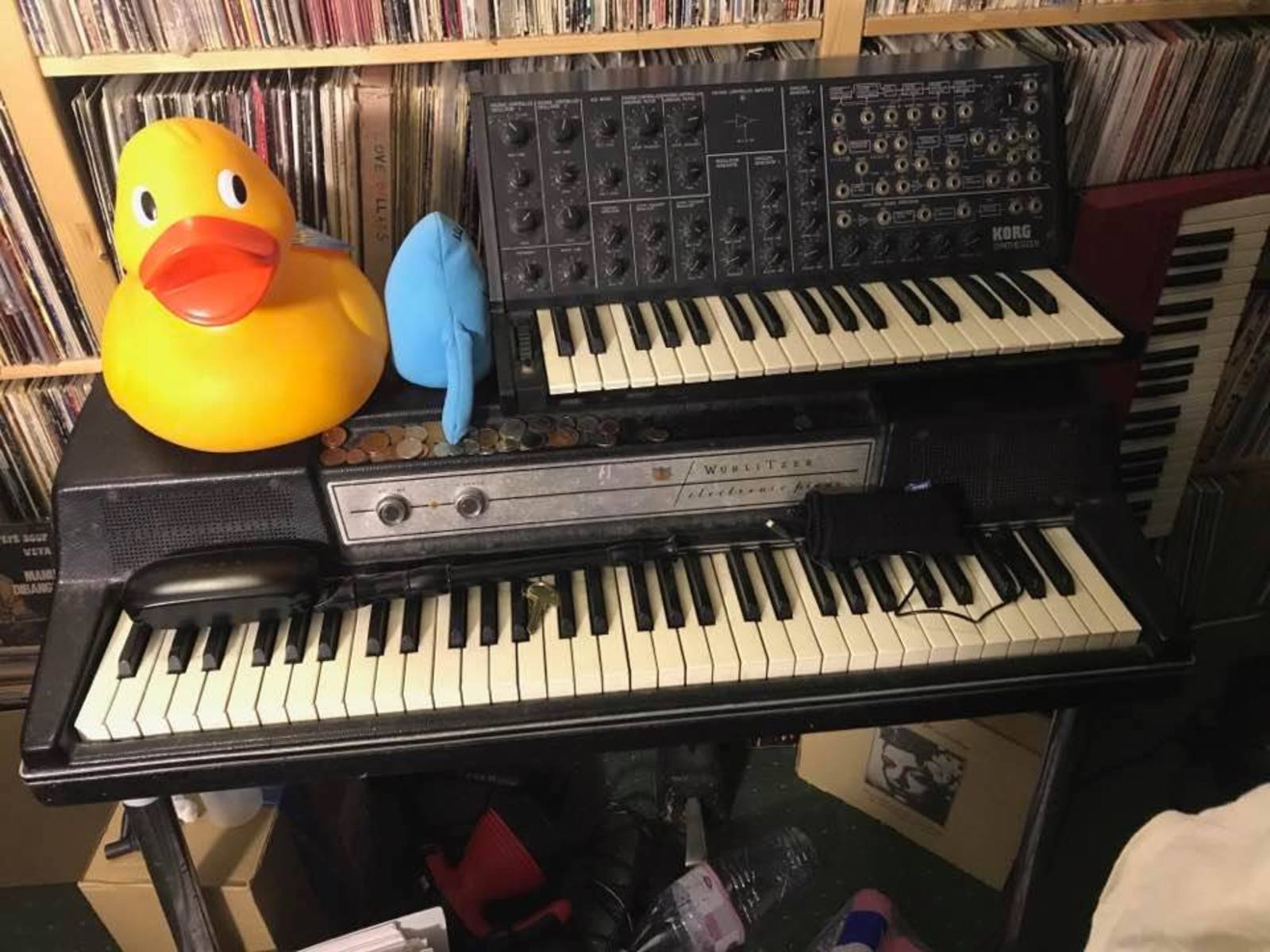 Korg Music Gear Setup by hxs28 featuring Korg MS-20 and Wurlitzer 203W